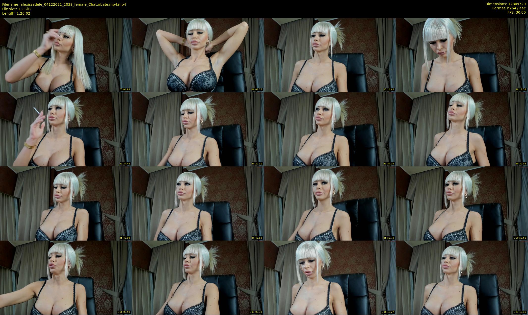 alexissadele — 87 minute Chaturbate female cam show recording, 720p, Dec 4, 2021