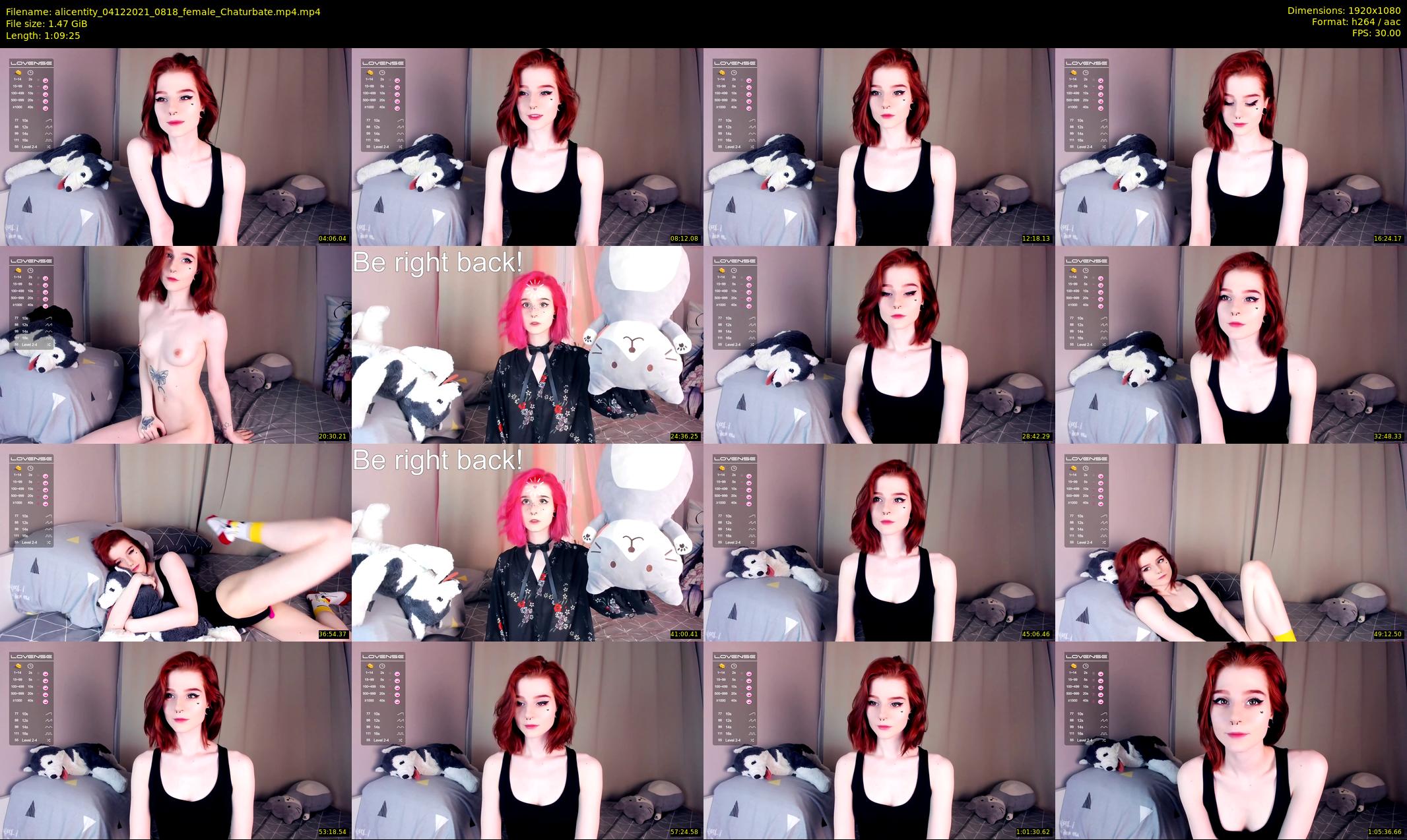 alicentity — 70 minute Chaturbate female cam show recording, 1080p, Dec 4, 2021