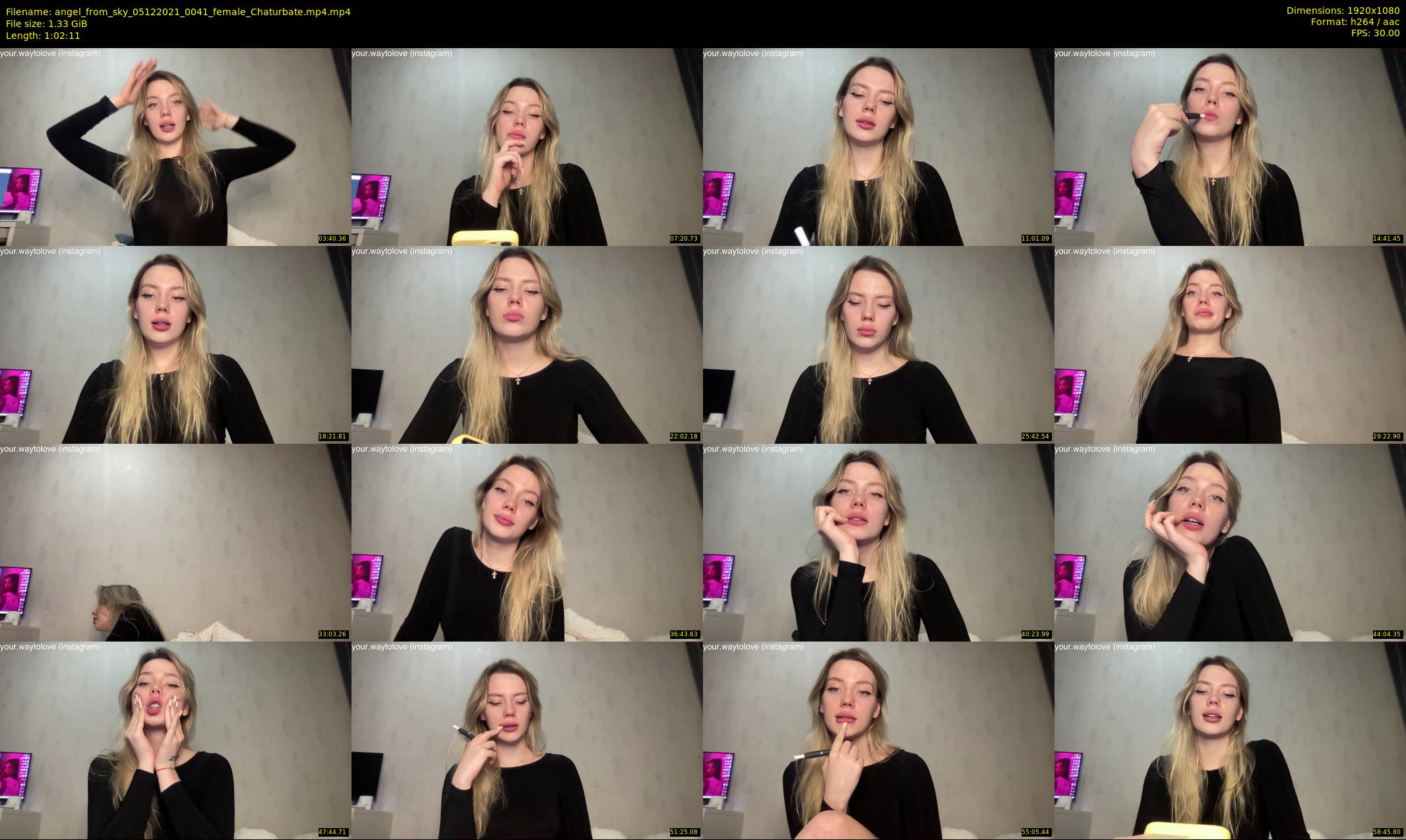 angel_from_sky — 63 minute Chaturbate female cam show recording, 1080p, Dec 5, 2021