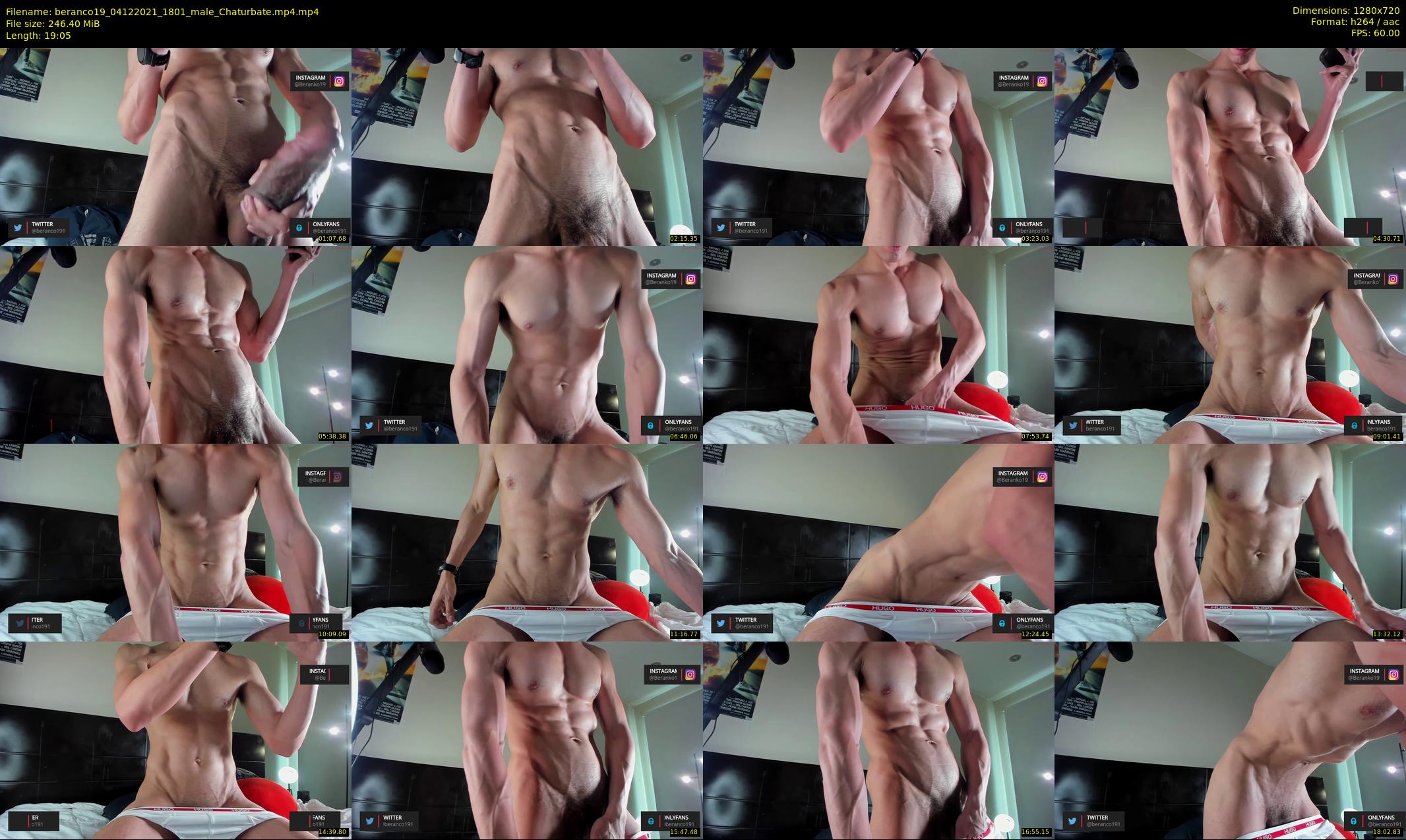 beranco19 — 20 minute Chaturbate male cam show recording, 720p, Dec 4, 2021