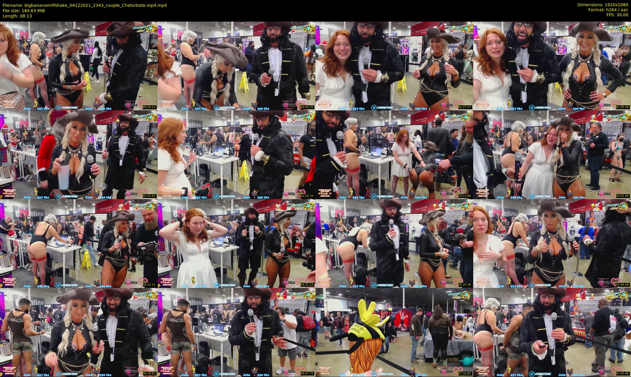 bigbananamilfshake — 9 minute Chaturbate couple cam show recording, 1080p, Dec 4, 2021