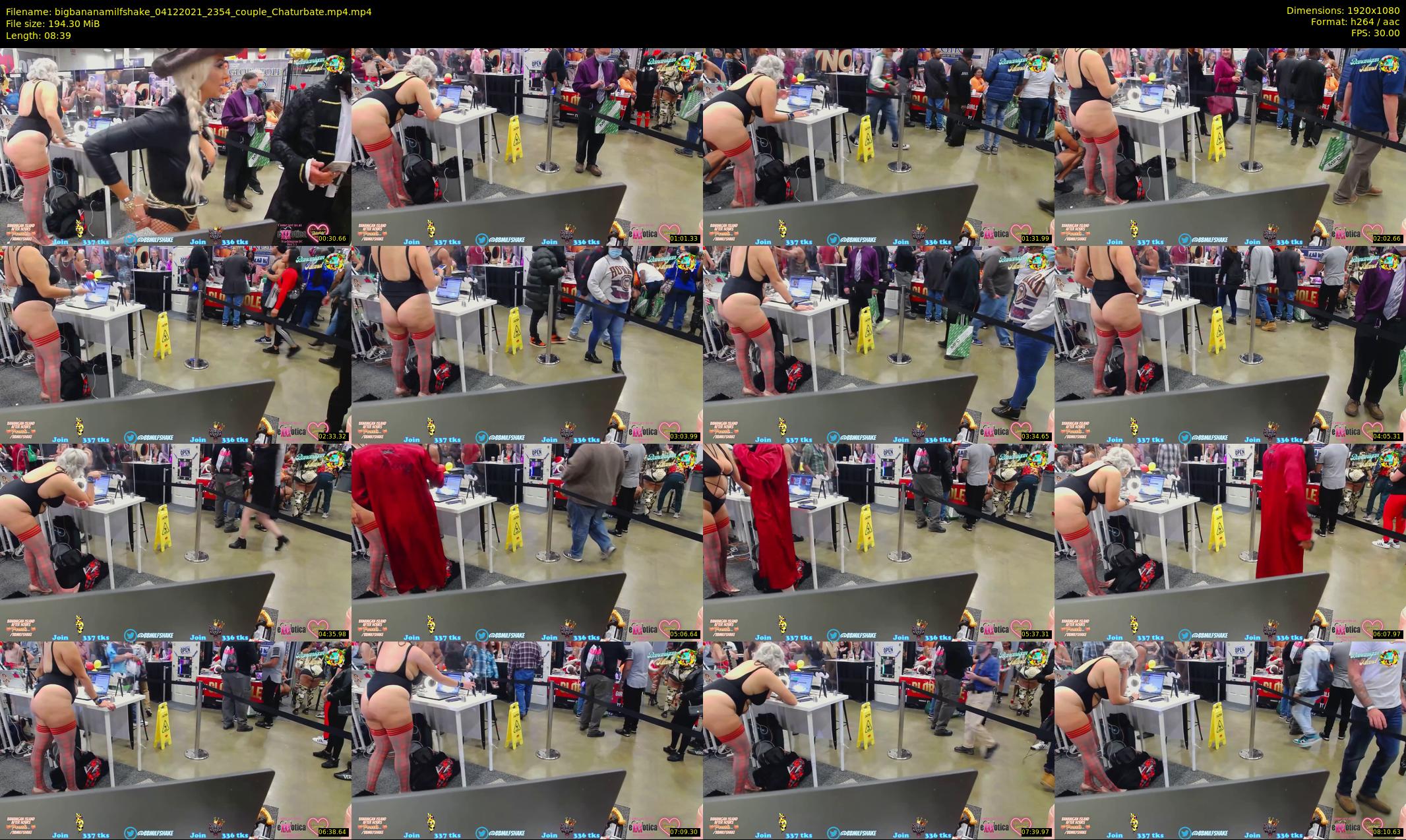 bigbananamilfshake — 9 minute Chaturbate couple cam show recording, 1080p, Dec 4, 2021