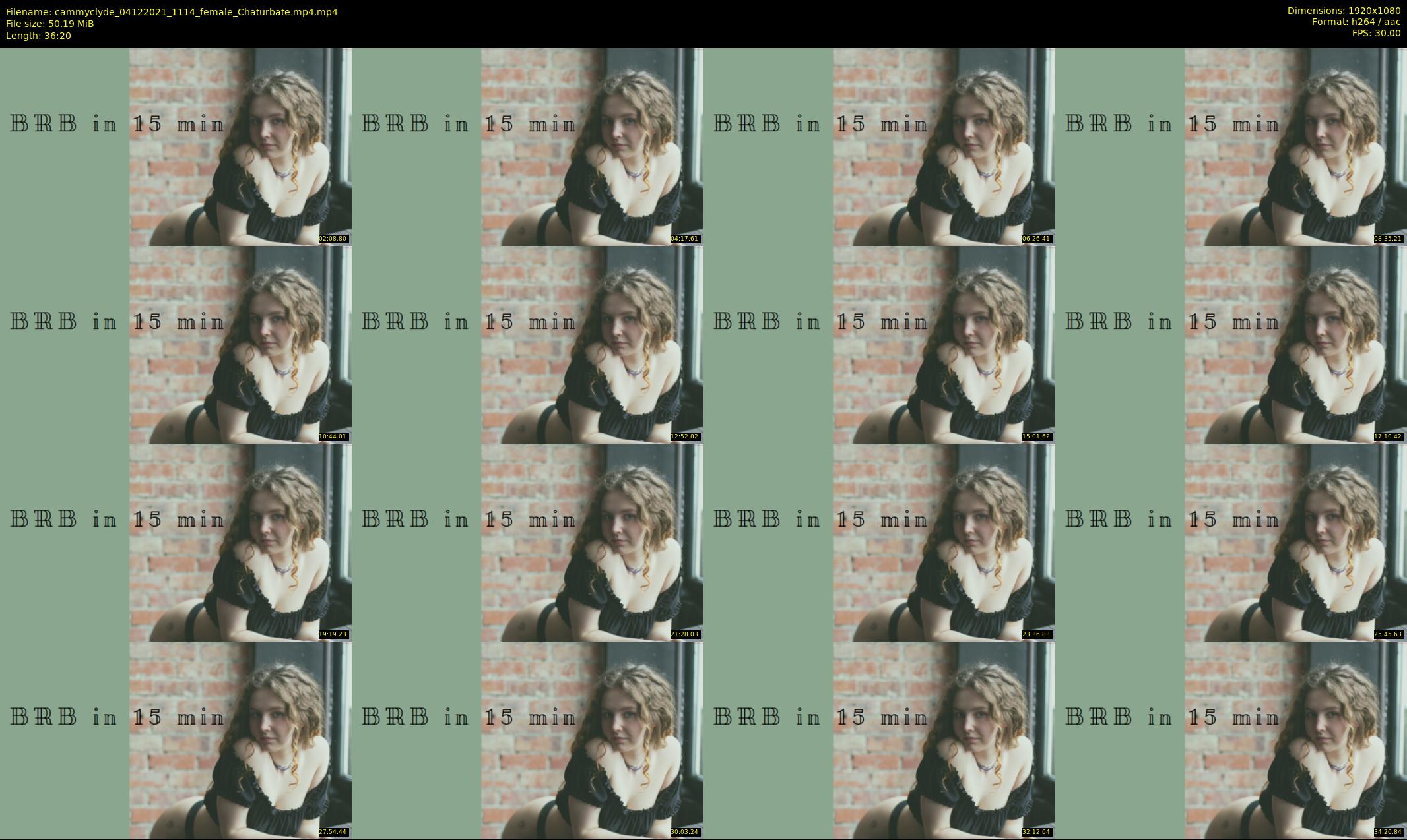 cammyclyde — 37 minute Chaturbate female cam show recording, 1080p, Dec 4, 2021