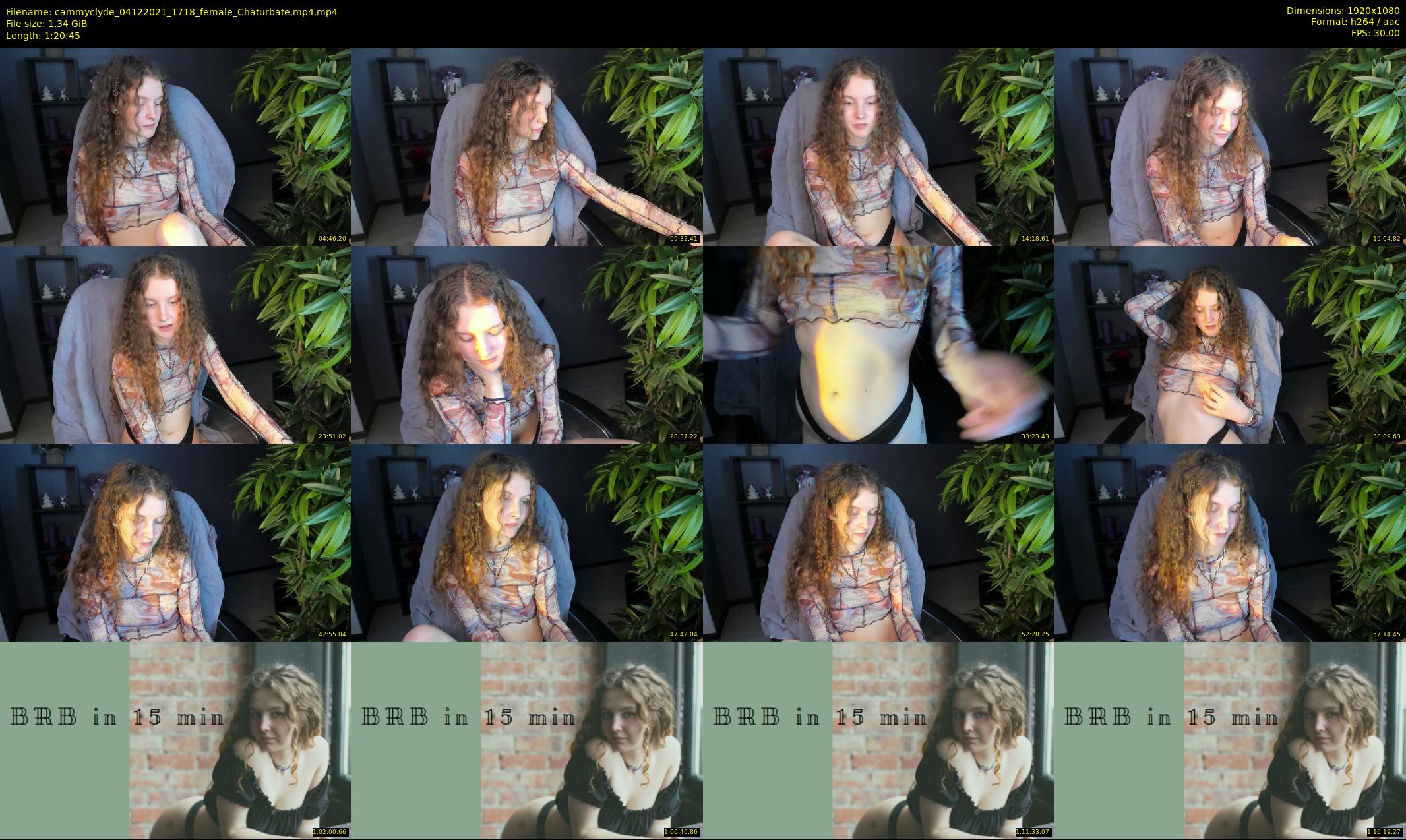 cammyclyde — 81 minute Chaturbate female cam show recording, 1080p, Dec 4, 2021
