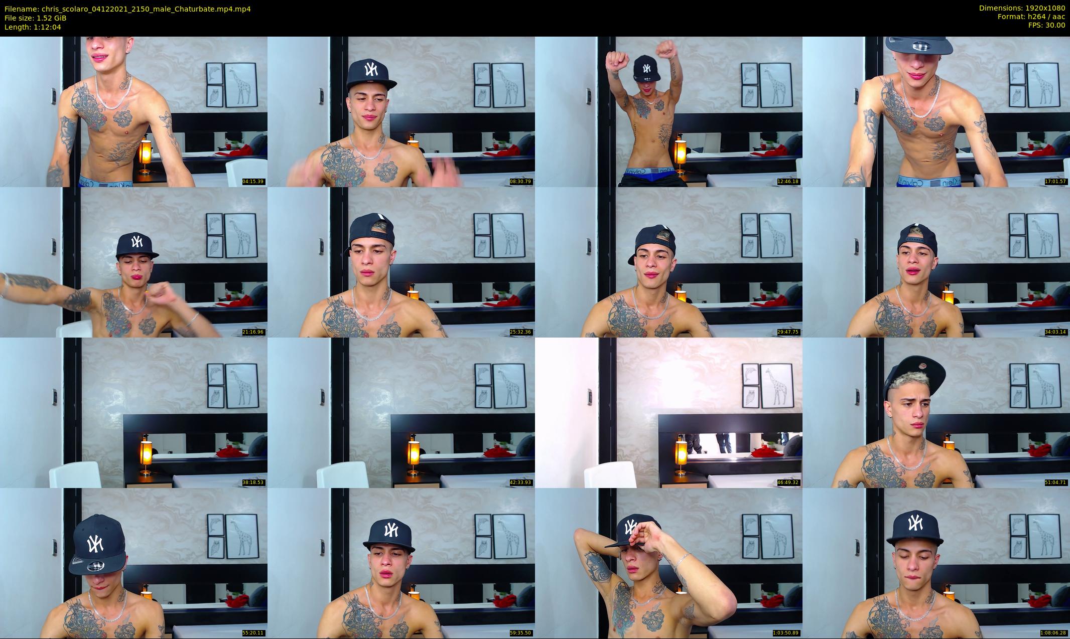 chris_scolaro — 73 minute Chaturbate male cam show recording, 1080p, Dec 4, 2021
