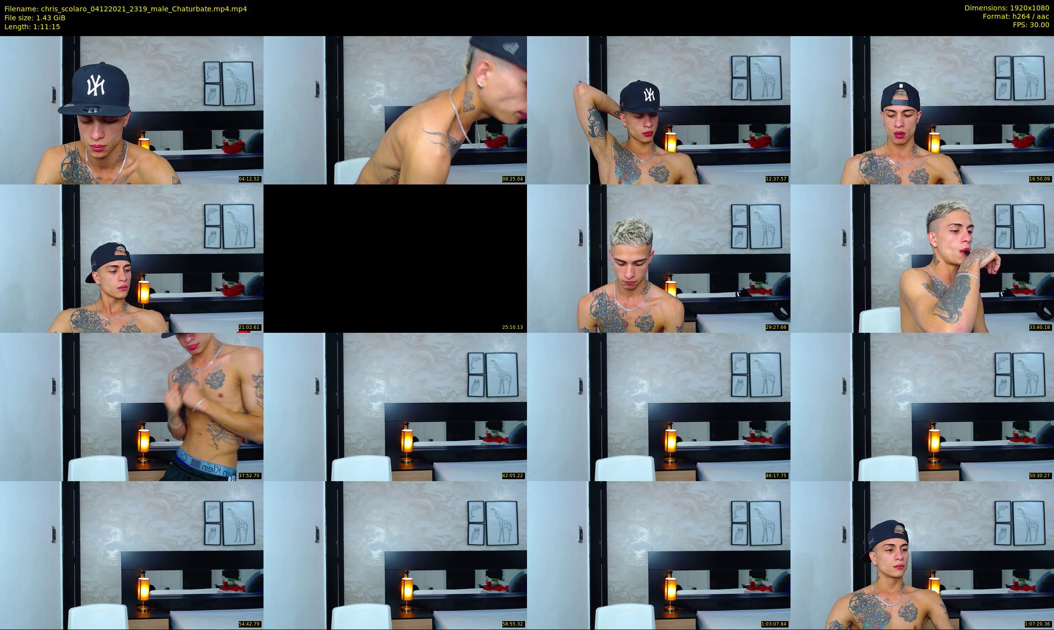chris_scolaro — 72 minute Chaturbate male cam show recording, 1080p, Dec 4, 2021