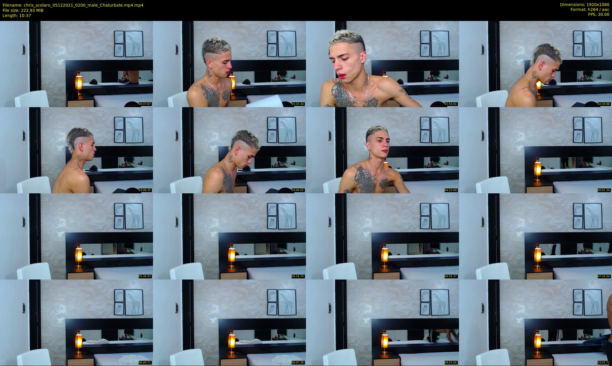 chris_scolaro — 11 minute Chaturbate male cam show recording, 1080p, Dec 5, 2021