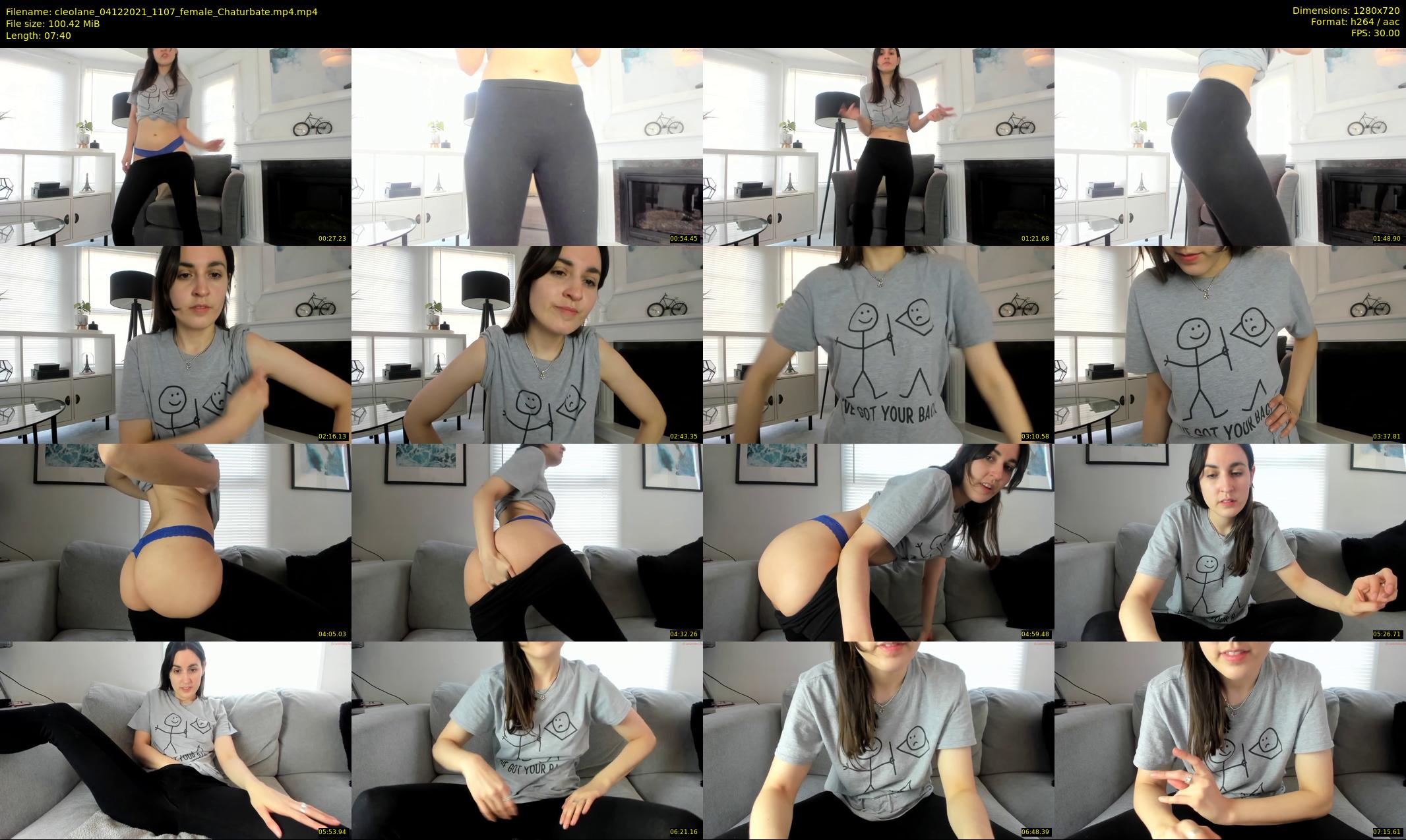 cleolane — 8 minute Chaturbate female cam show recording, 720p, Dec 4, 2021