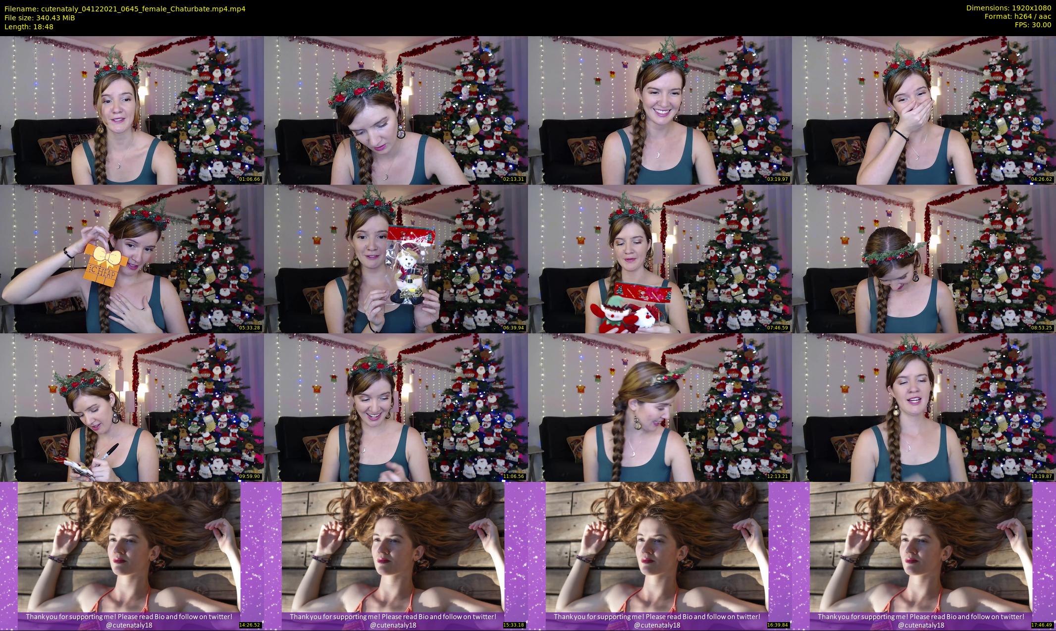 cutenataly — 19 minute Chaturbate female cam show recording, 1080p, Dec 4, 2021