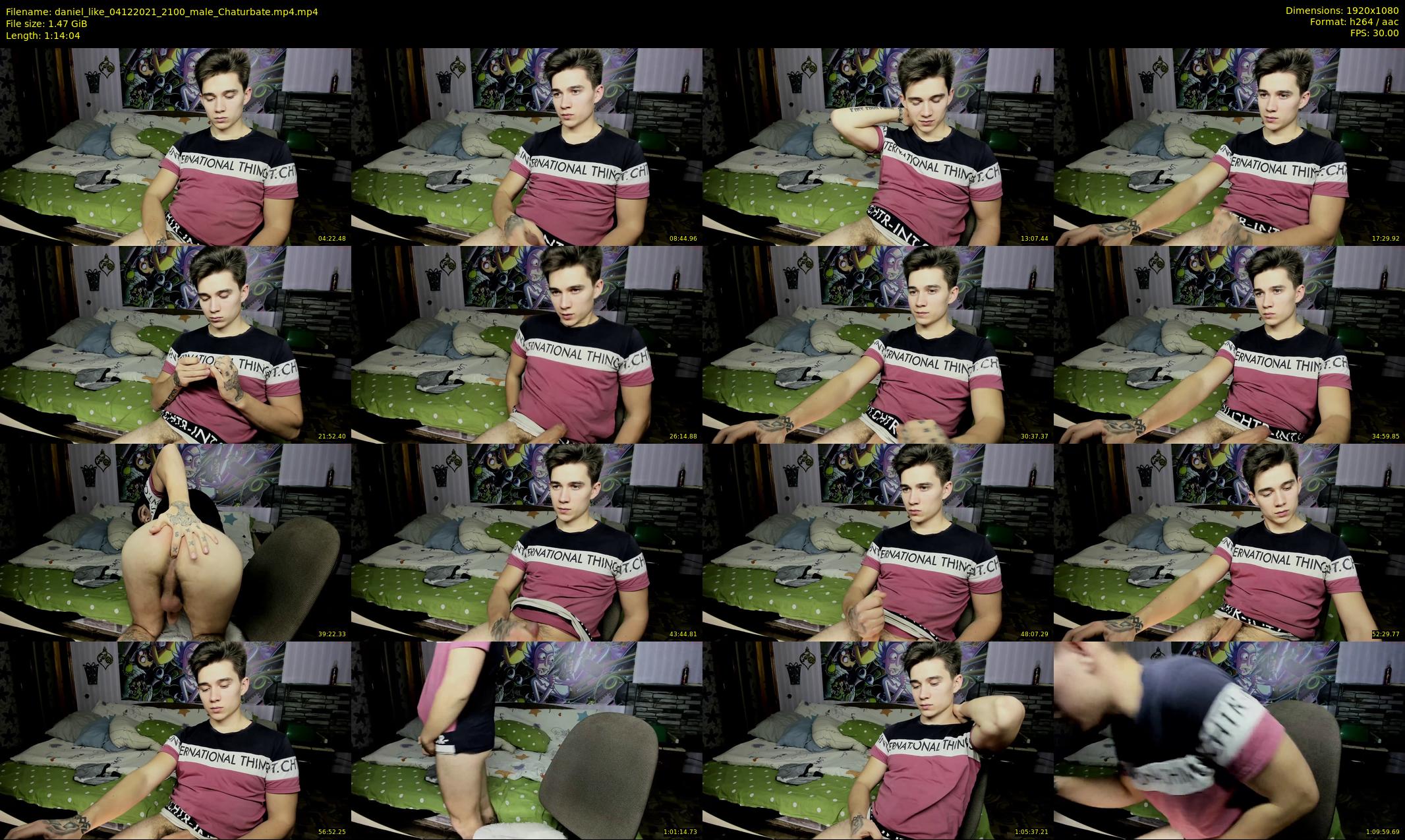 daniel_like — 75 minute Chaturbate male cam show recording, 1080p, Dec 4, 2021