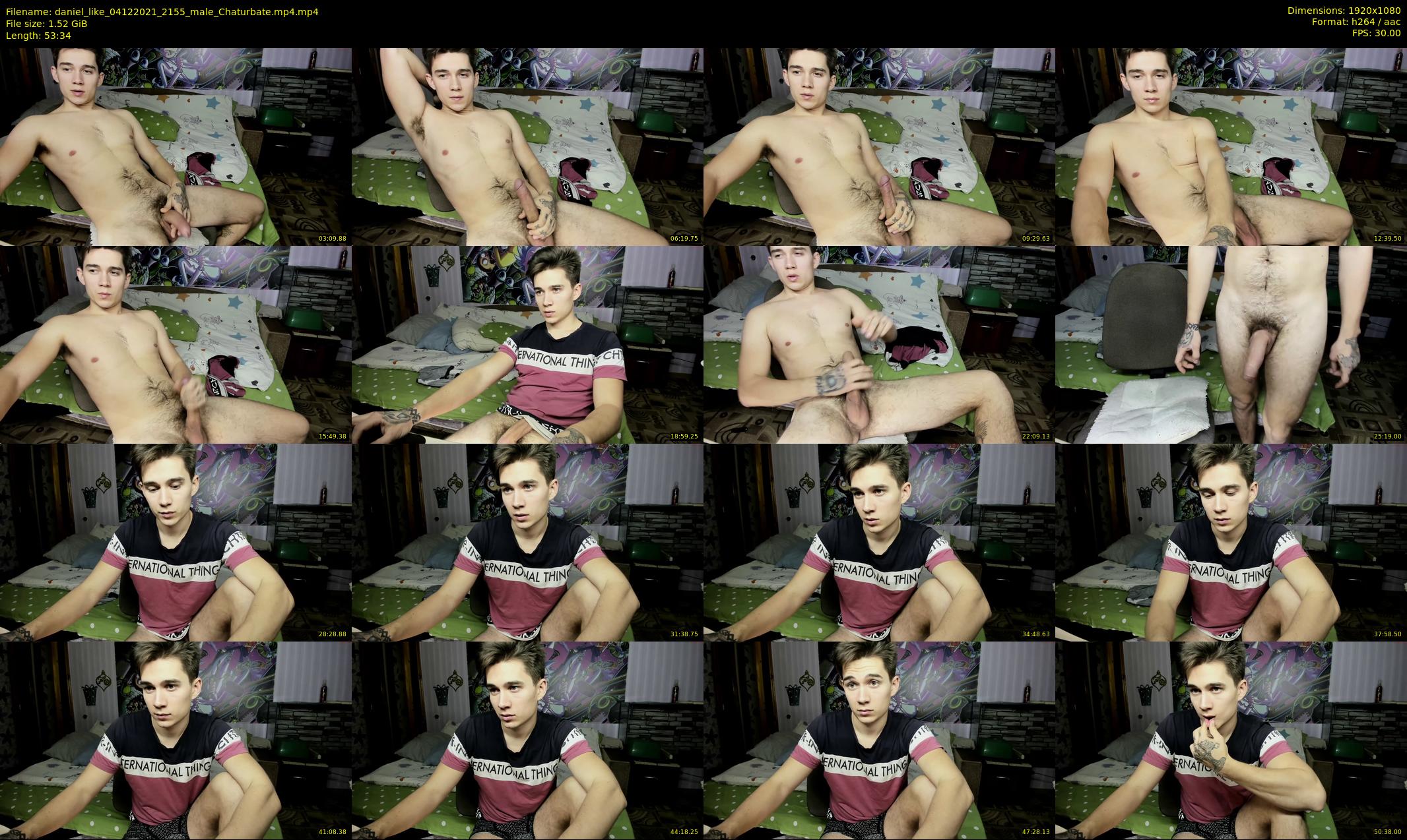 daniel_like — 54 minute Chaturbate male cam show recording, 1080p, Dec 4, 2021