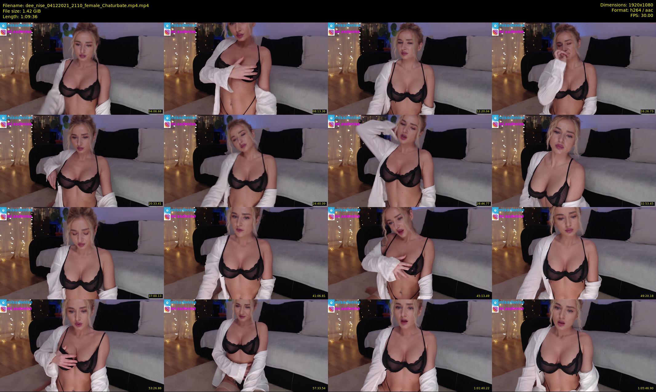 dee_nise — 70 minute Chaturbate female cam show recording, 1080p, Dec 4, 2021