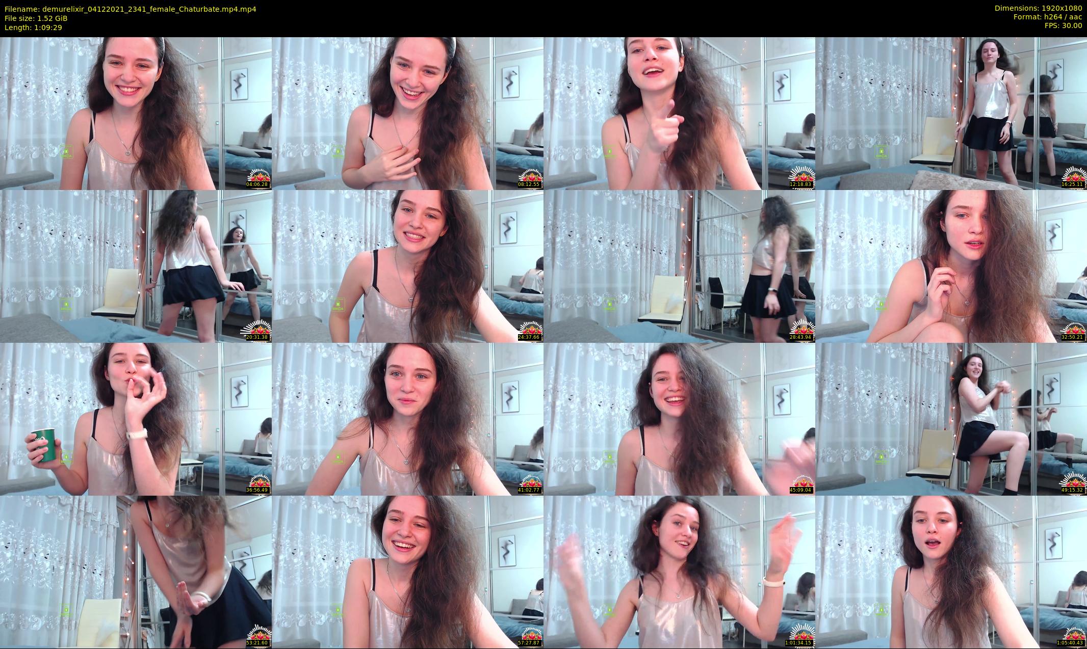 demurelixir — 70 minute Chaturbate female cam show recording, 1080p, Dec 4, 2021