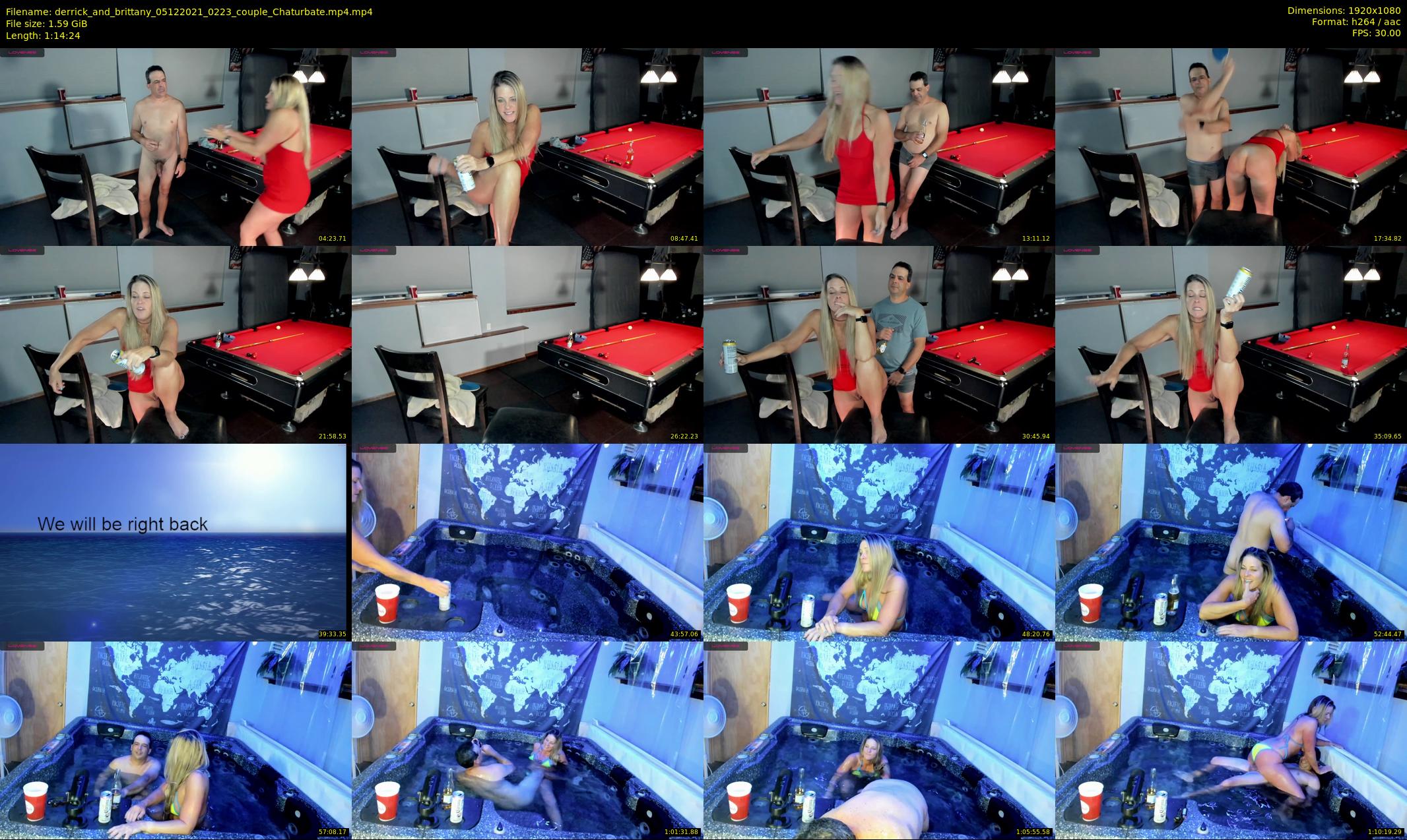 derrick_and_brittany — 75 minute Chaturbate couple cam show recording, 1080p, Dec 5, 2021