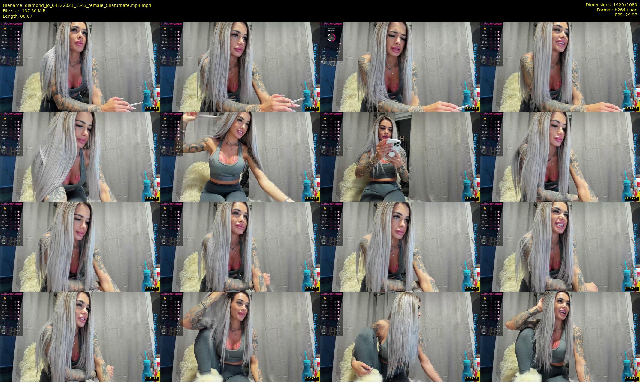 diamond_jo — 7 minute Chaturbate female cam show recording, 1080p, Dec 4, 2021