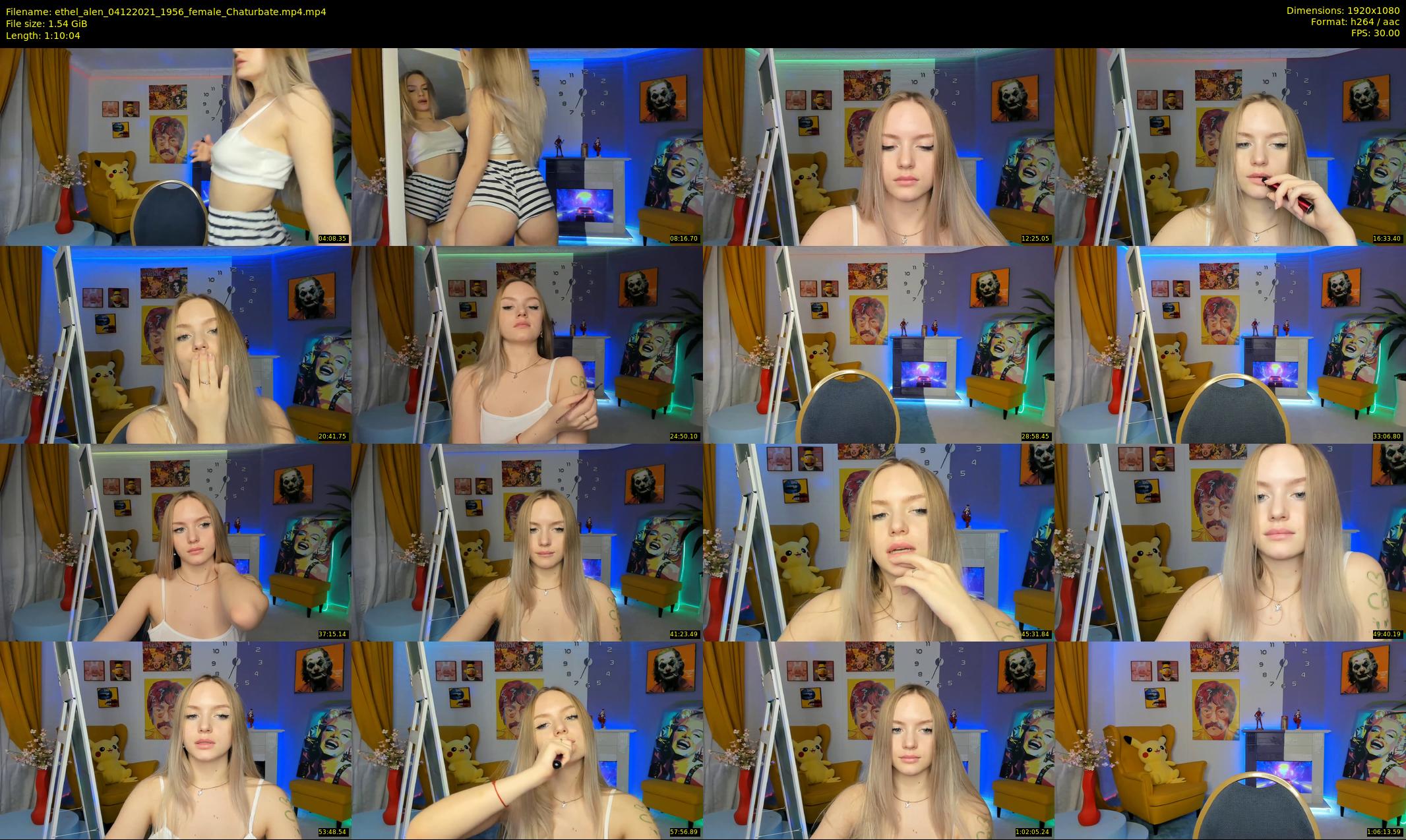 ethel_alen — 71 minute Chaturbate female cam show recording, 1080p, Dec 4, 2021