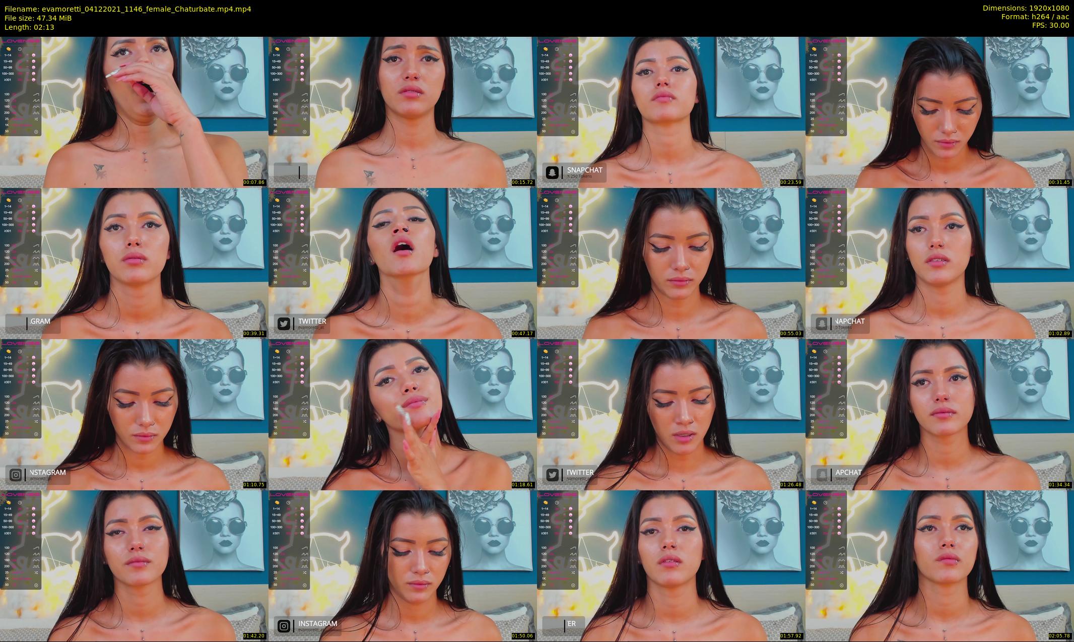 evamoretti — 3 minute Chaturbate female cam show recording, 1080p, Dec 4, 2021