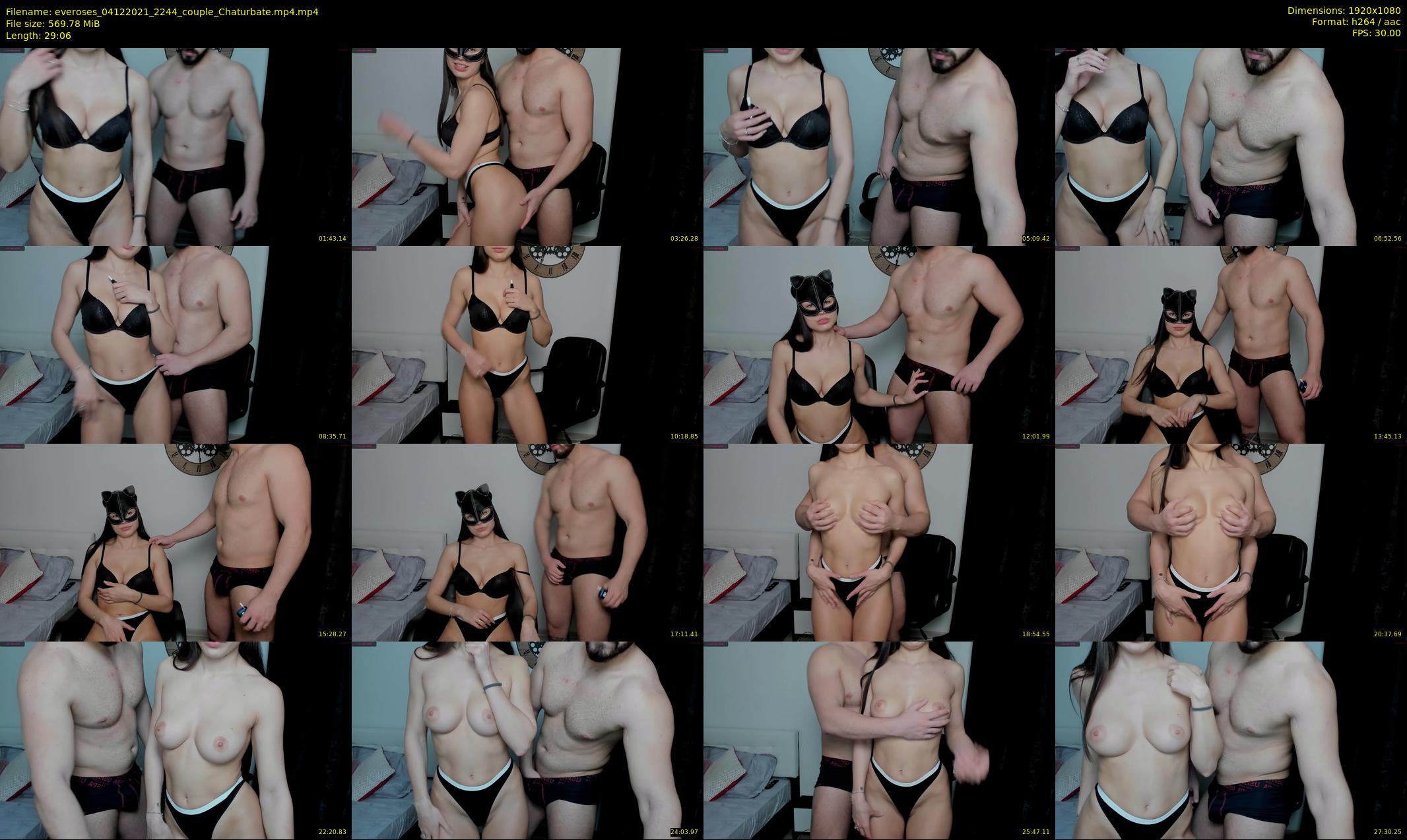 everoses — 30 minute Chaturbate couple cam show recording, 1080p, Dec 4, 2021