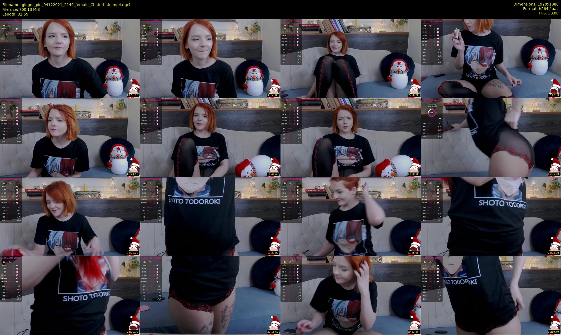 ginger_pie — 33 minute Chaturbate female cam show recording, 1080p, Dec 4, 2021