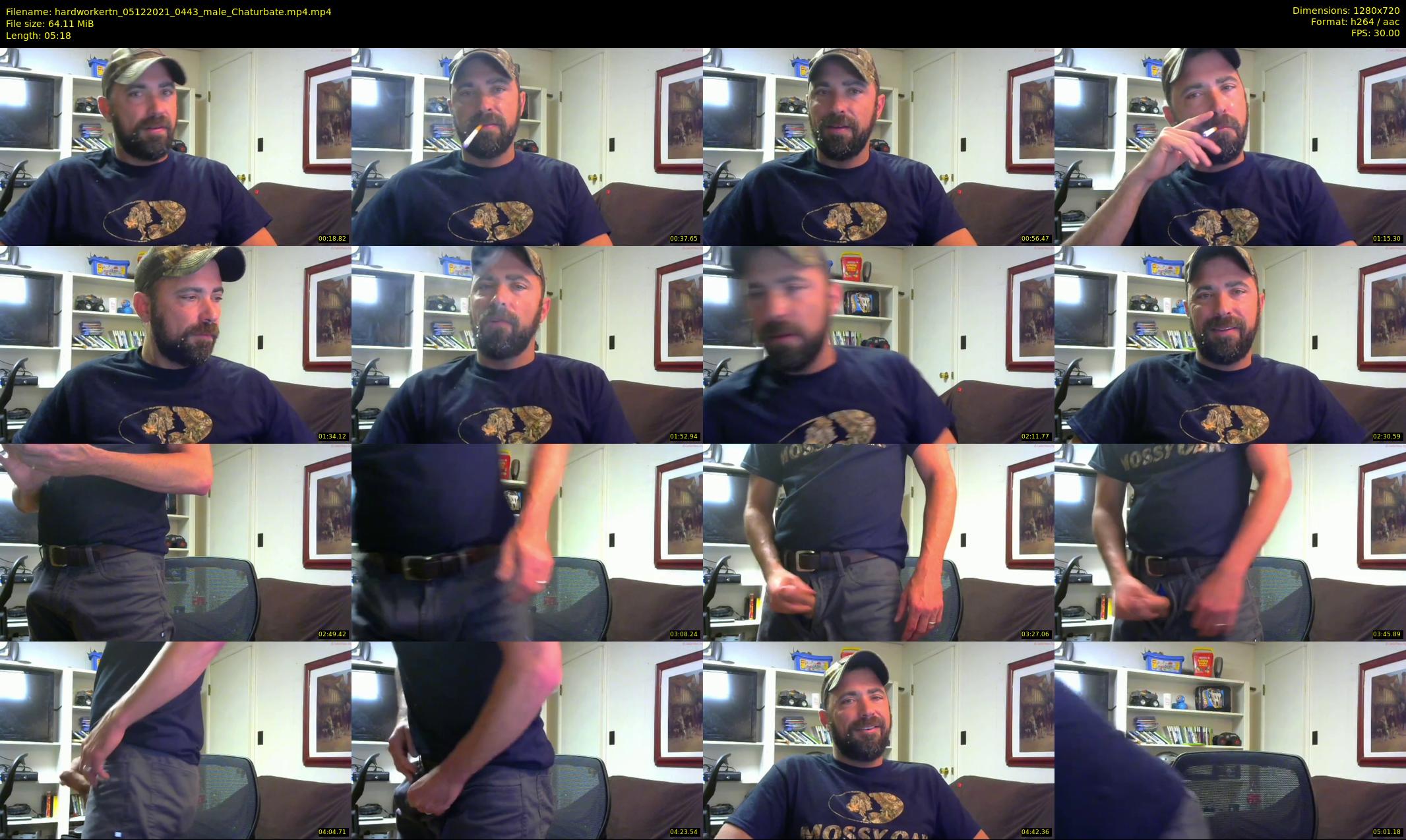 hardworkertn — 6 minute Chaturbate male cam show recording, 720p, Dec 5, 2021