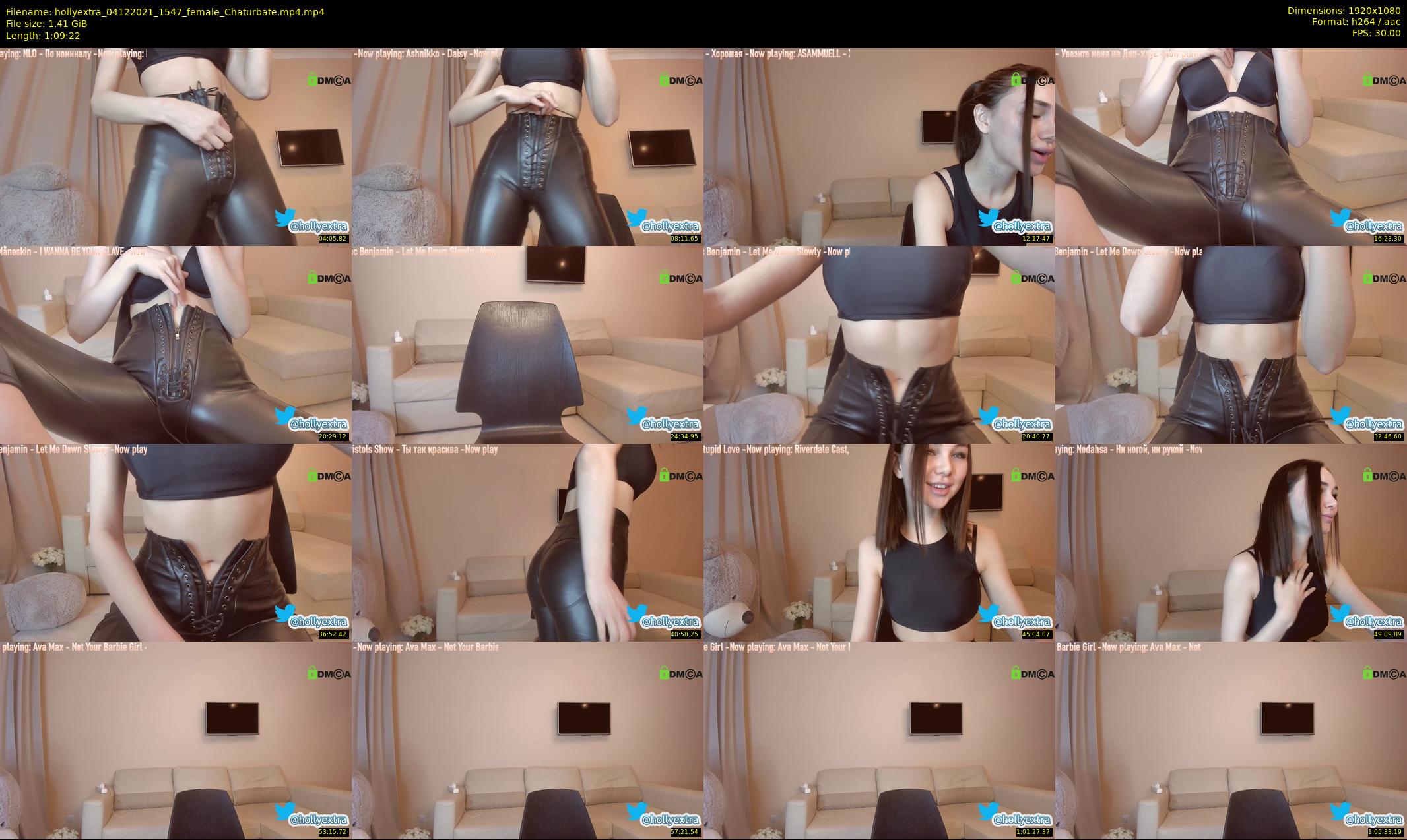 hollyextra — 70 minute Chaturbate female cam show recording, 1080p, Dec 4, 2021