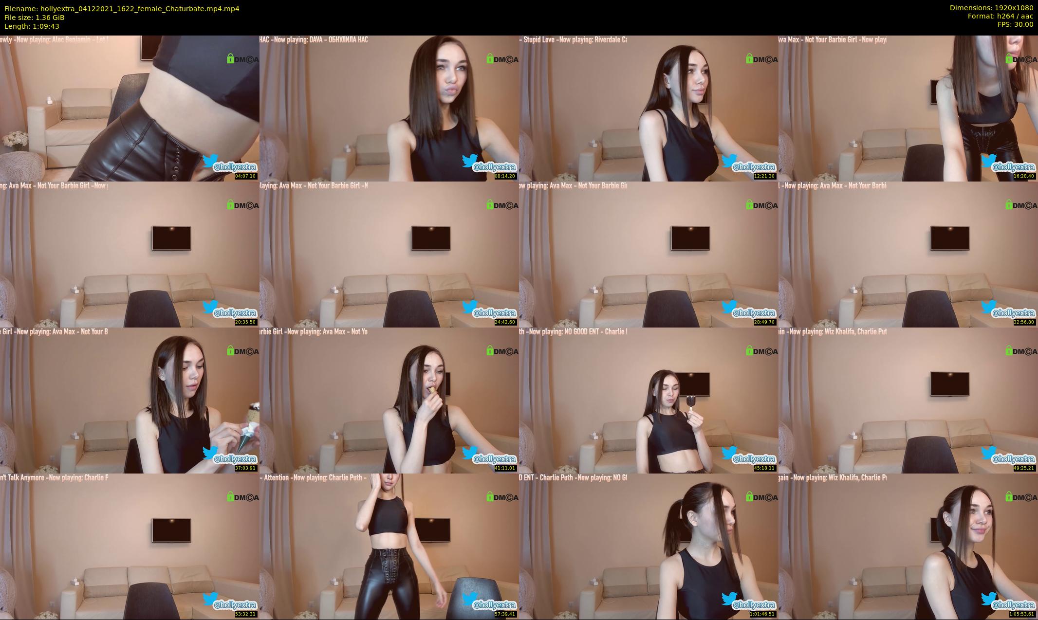 hollyextra — 70 minute Chaturbate female cam show recording, 1080p, Dec 4, 2021
