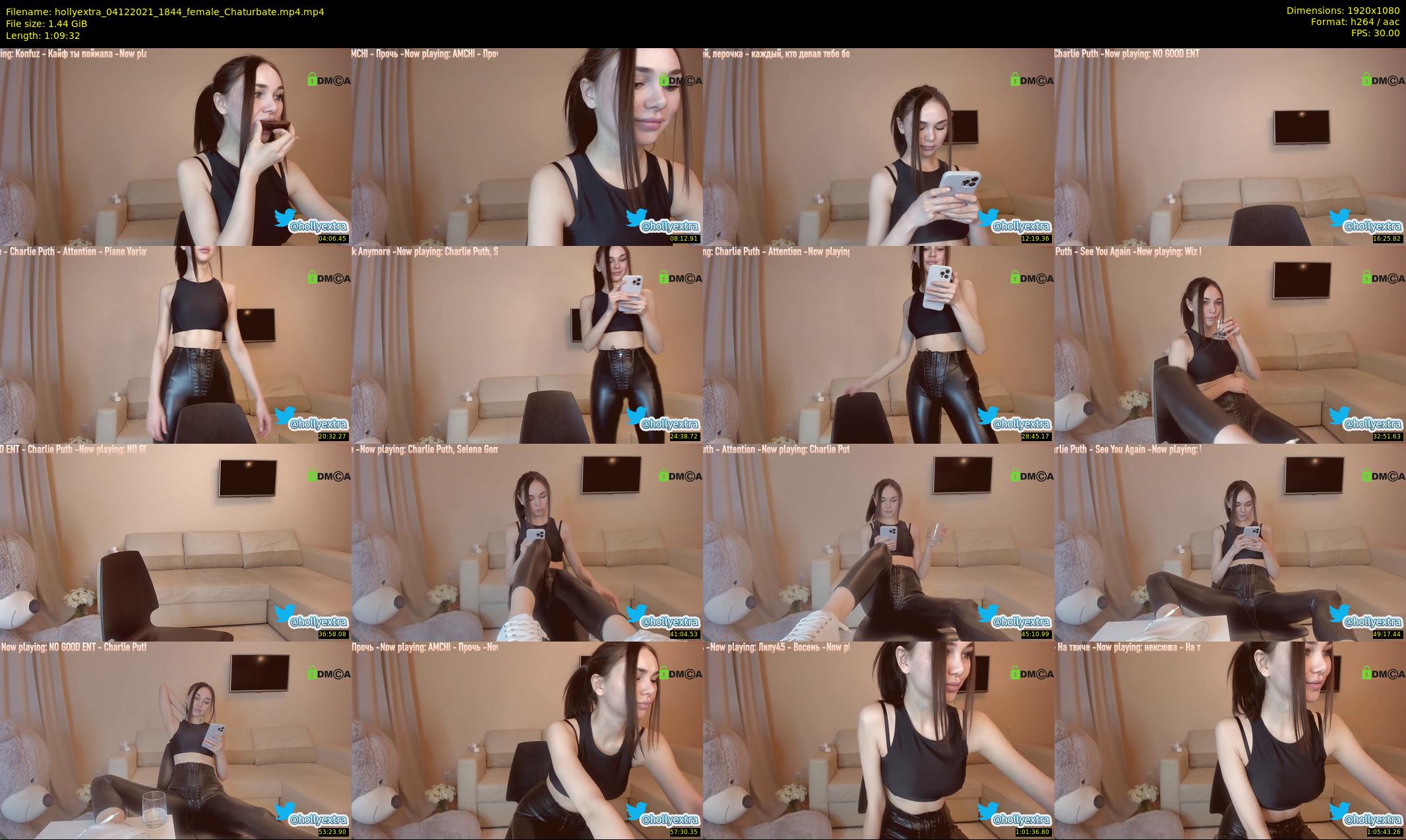 hollyextra — 70 minute Chaturbate female cam show recording, 1080p, Dec 4, 2021