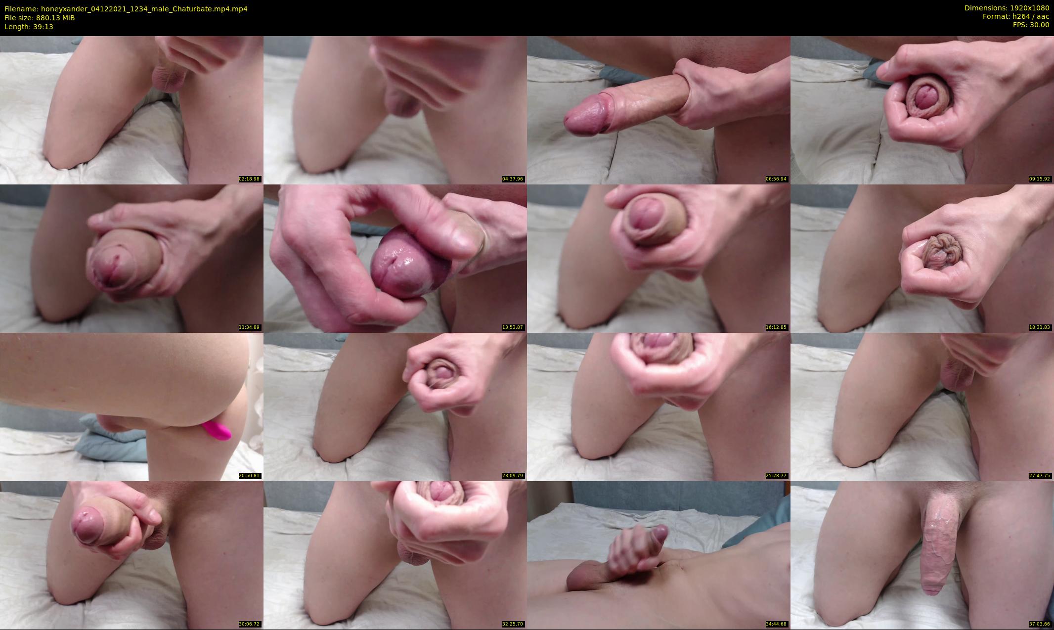 honeyxander — 40 minute Chaturbate male cam show recording, 1080p, Dec 4, 2021