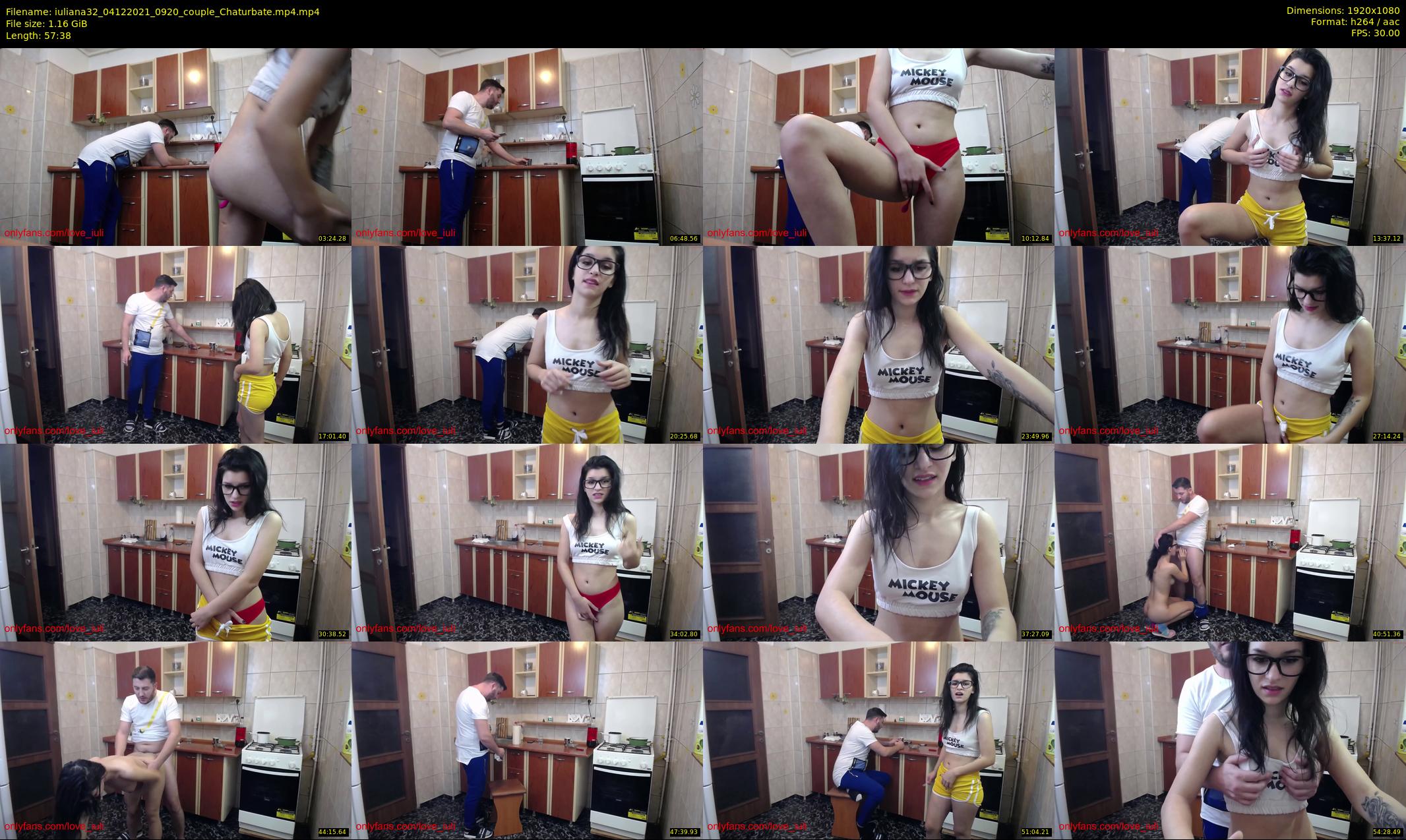 iuliana32 — 58 minute Chaturbate couple cam show recording, 1080p, Dec 4, 2021