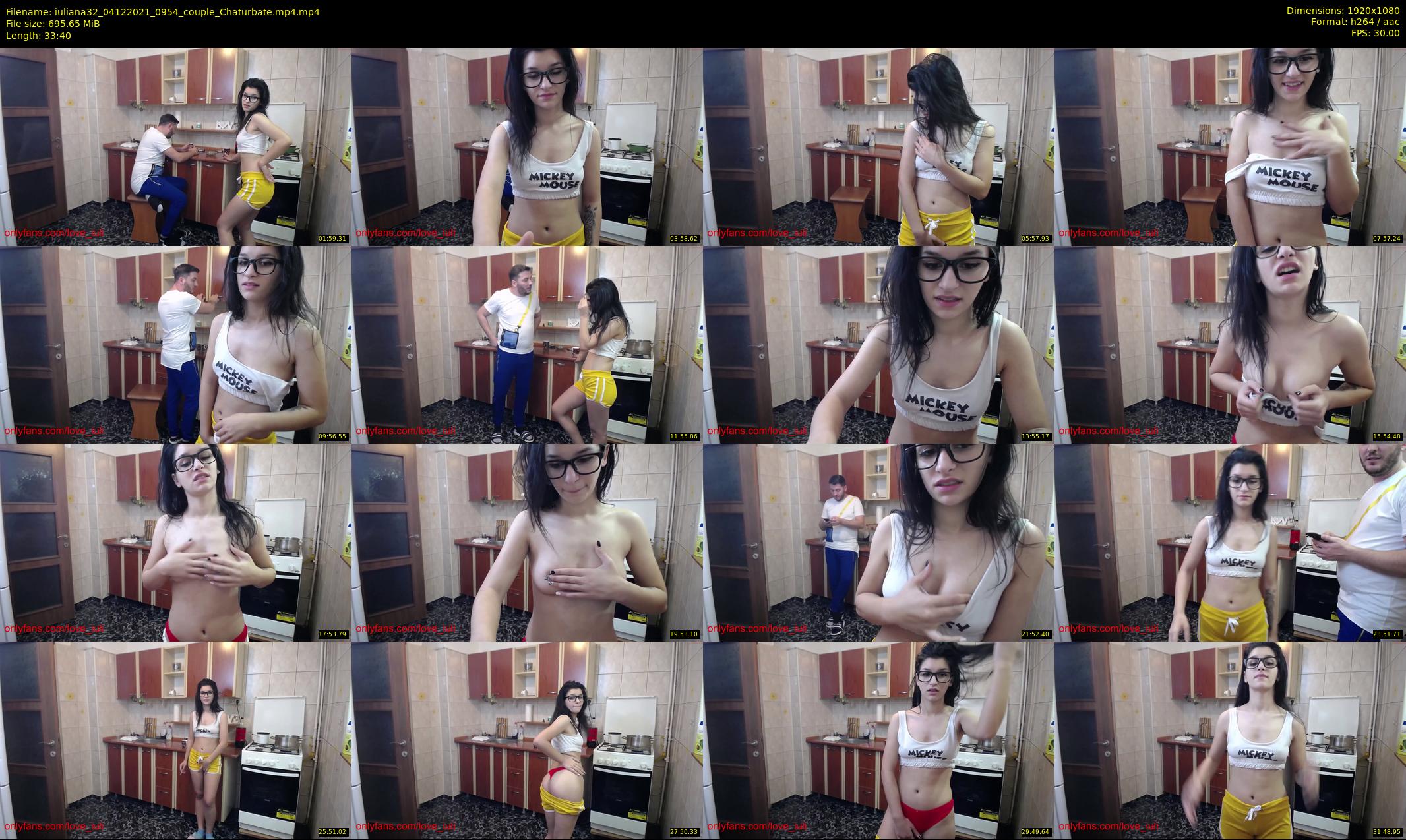 iuliana32 — 34 minute Chaturbate couple cam show recording, 1080p, Dec 4, 2021