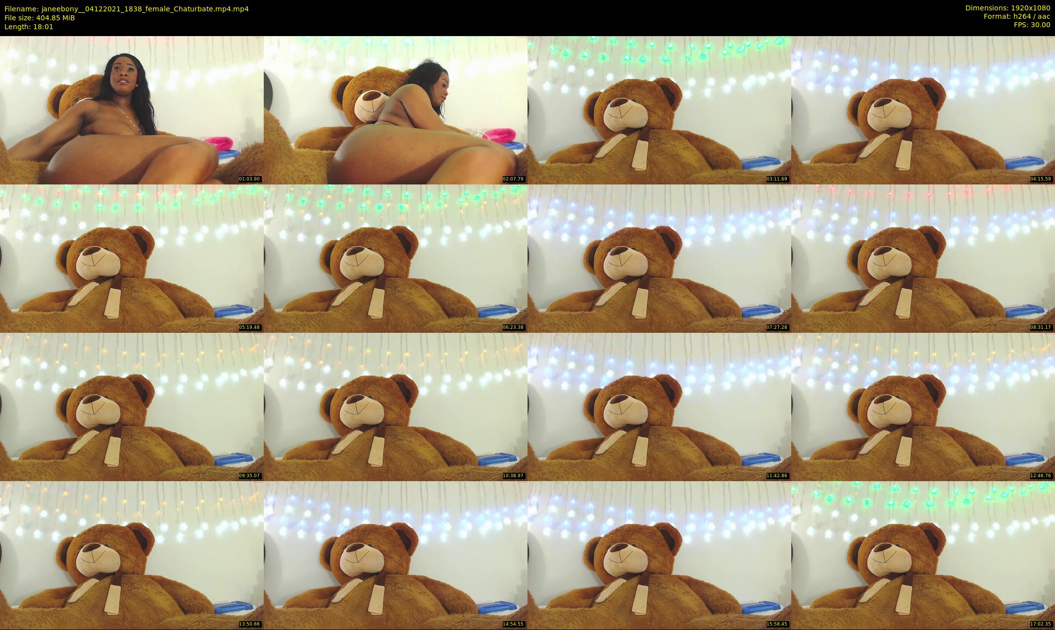 janeebony_ — 19 minute Chaturbate female cam show recording, 1080p, Dec 4, 2021