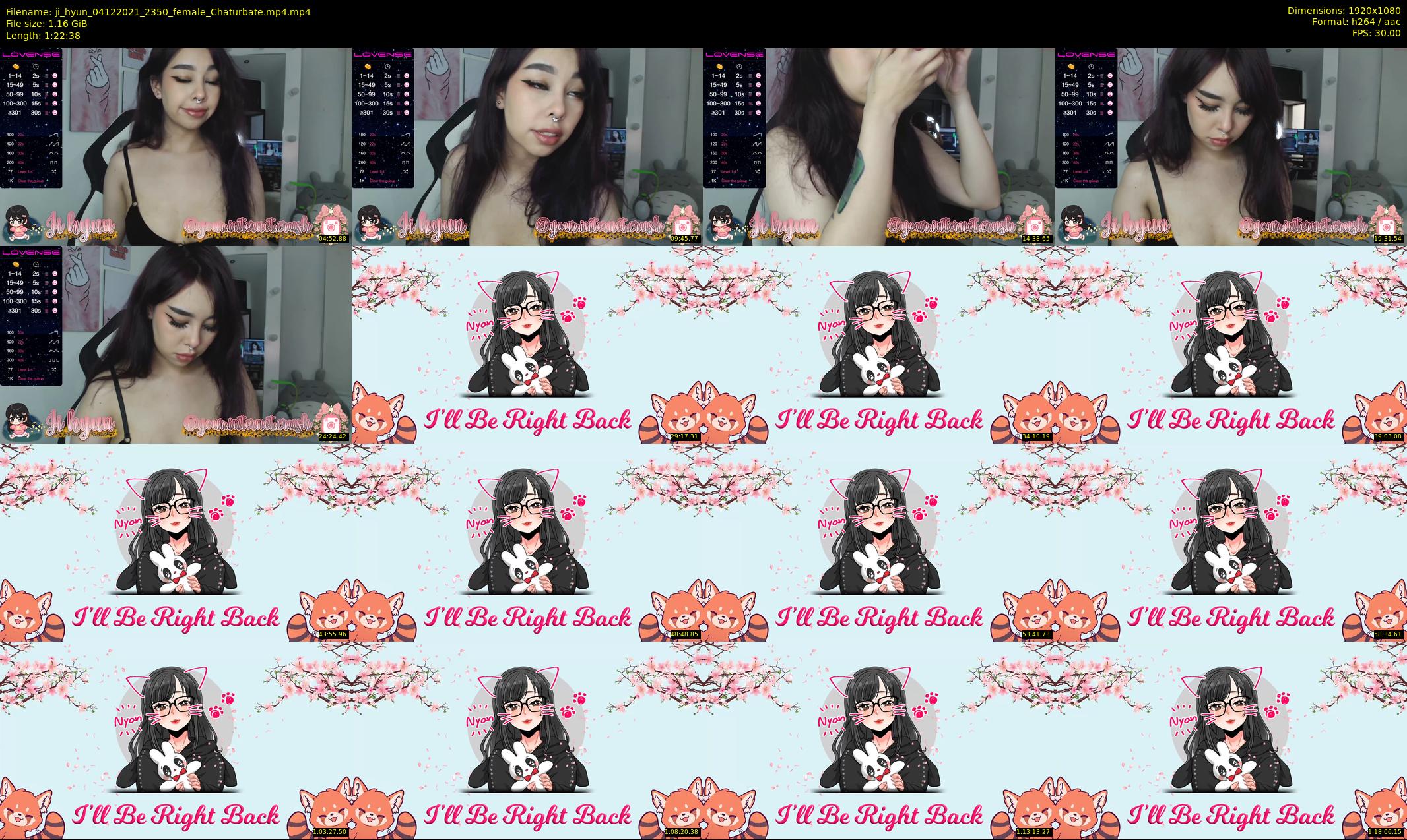 ji_hyun — 83 minute Chaturbate female cam show recording, 1080p, Dec 4, 2021