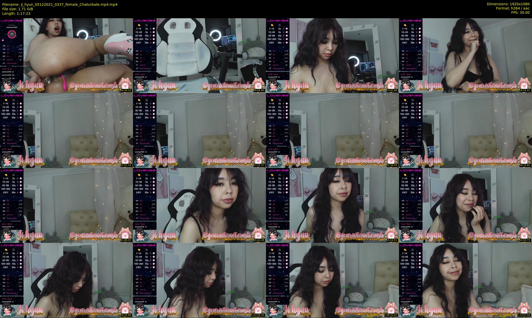 ji_hyun — 78 minute Chaturbate female cam show recording, 1080p, Dec 5, 2021
