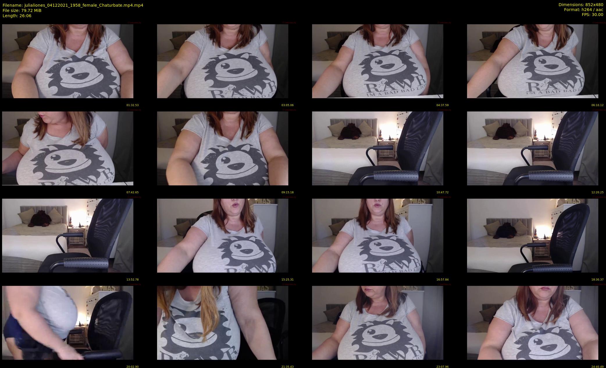 julialiones — 27 minute Chaturbate female cam show recording, 480p, Dec 4, 2021