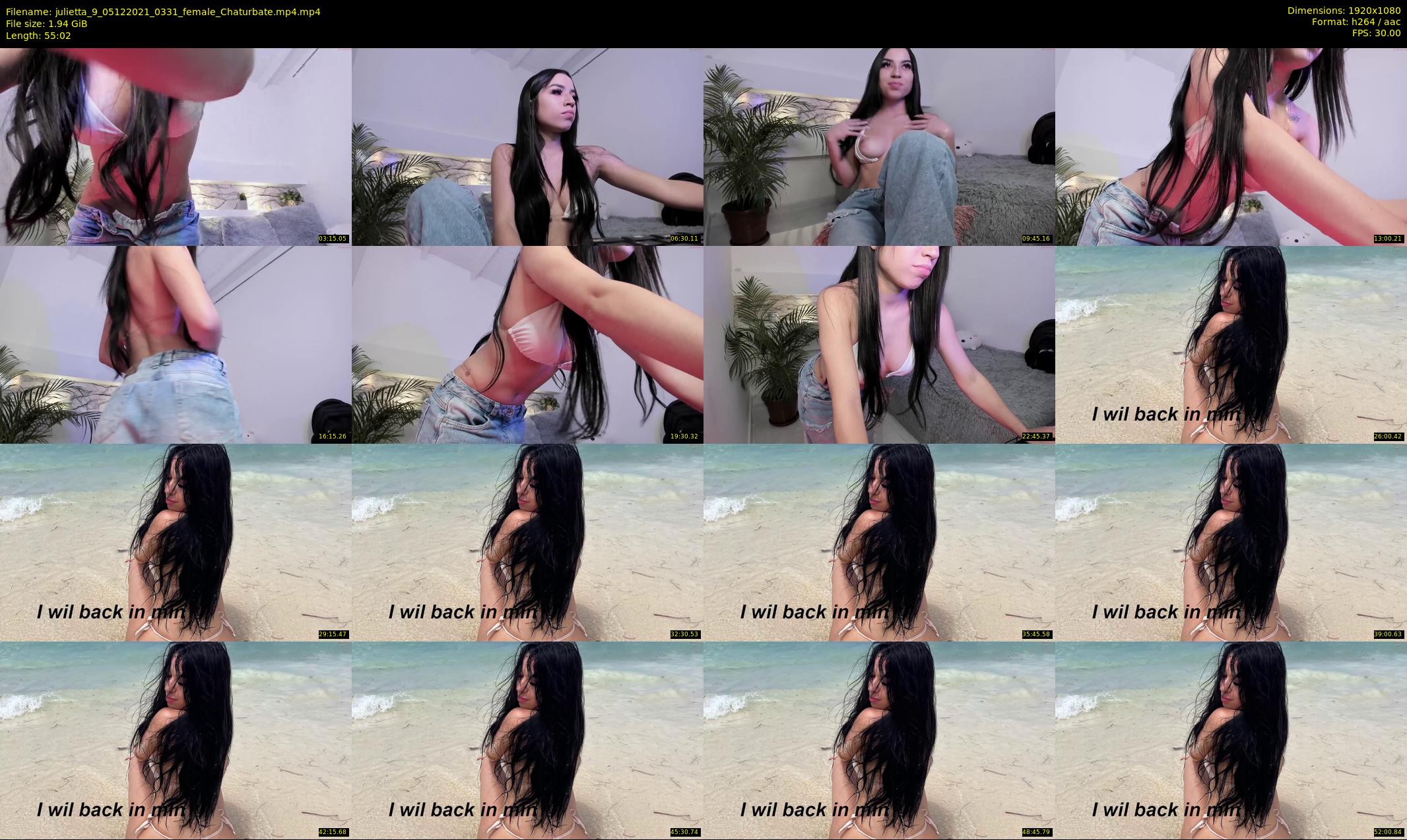 julietta_9 — 56 minute Chaturbate female cam show recording, 1080p, Dec 5, 2021