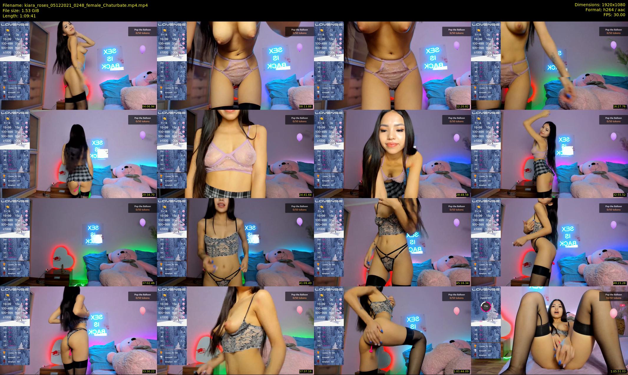 kiara_roses — 70 minute Chaturbate female cam show recording, 1080p, Dec 5, 2021