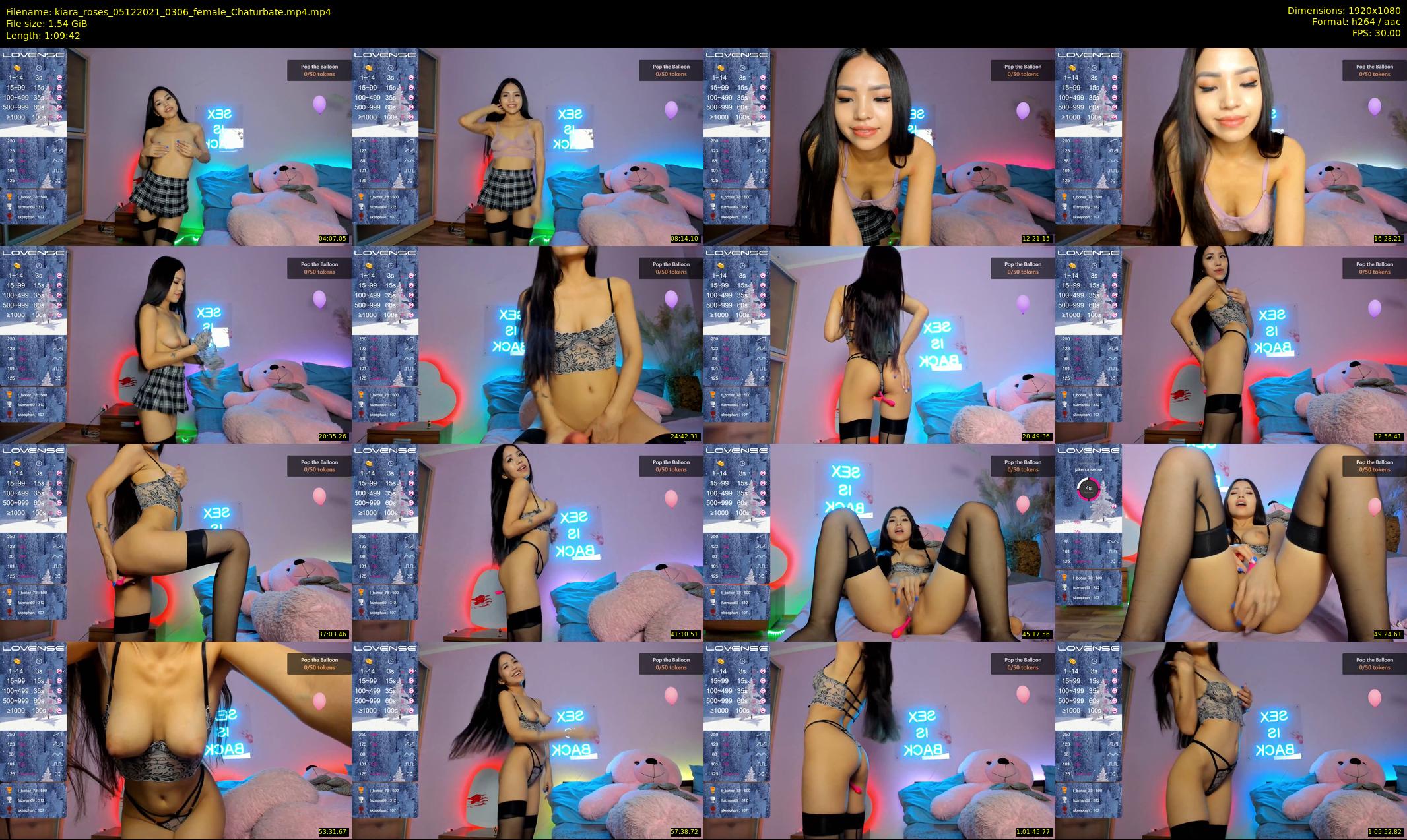 kiara_roses — 70 minute Chaturbate female cam show recording, 1080p, Dec 5, 2021