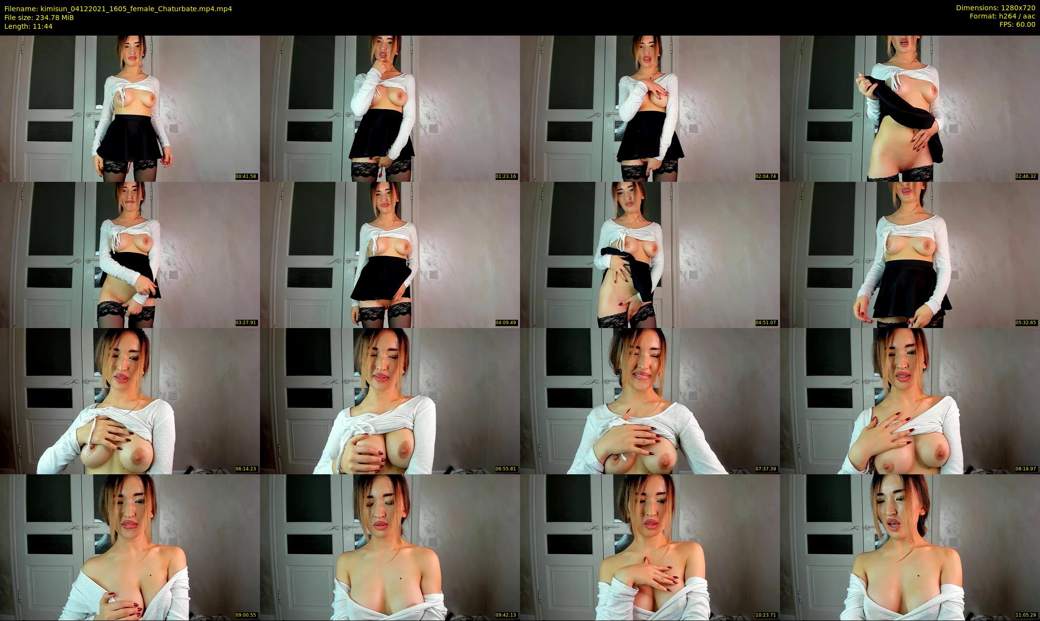 kimisun — 12 minute Chaturbate female cam show recording, 720p, Dec 4, 2021