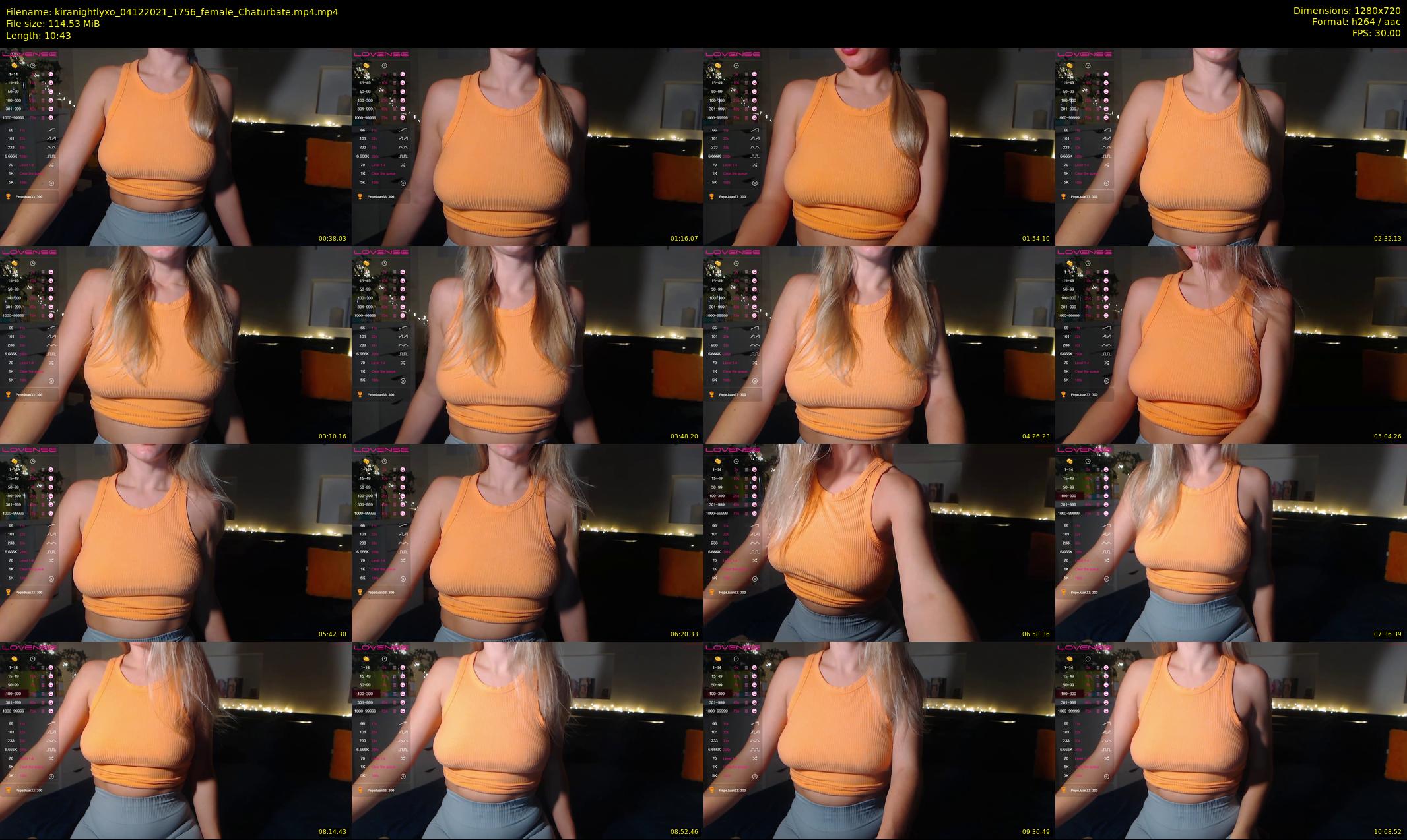 kiranightlyxo — 11 minute Chaturbate female cam show recording, 720p, Dec 4, 2021