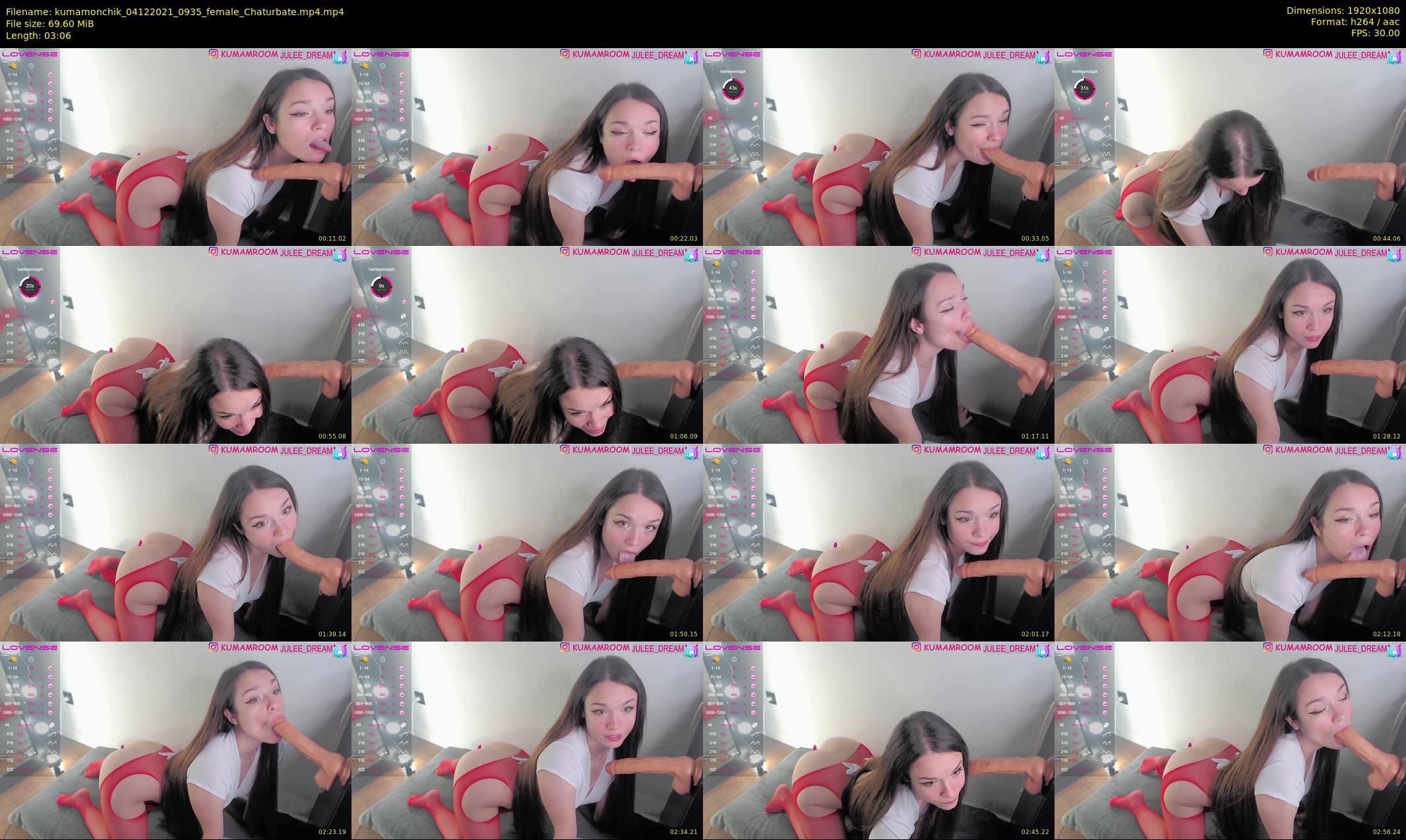 kumamonchik — 4 minute Chaturbate couple cam show recording, 1080p, Dec 4, 2021