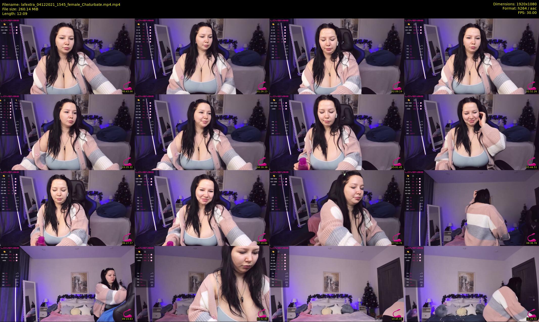 lafextra — 13 minute Chaturbate female cam show recording, 1080p, Dec 4, 2021