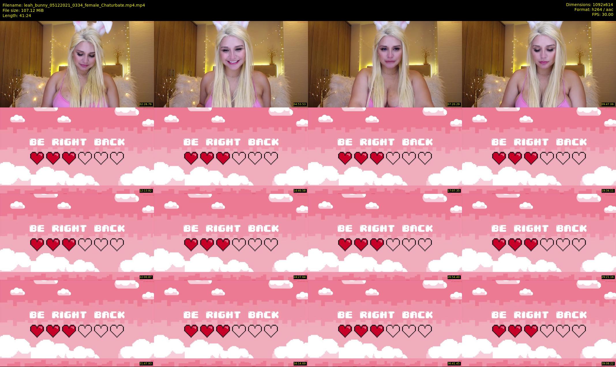 leah_bunny — 42 minute Chaturbate female cam show recording, 480p, Dec 5, 2021