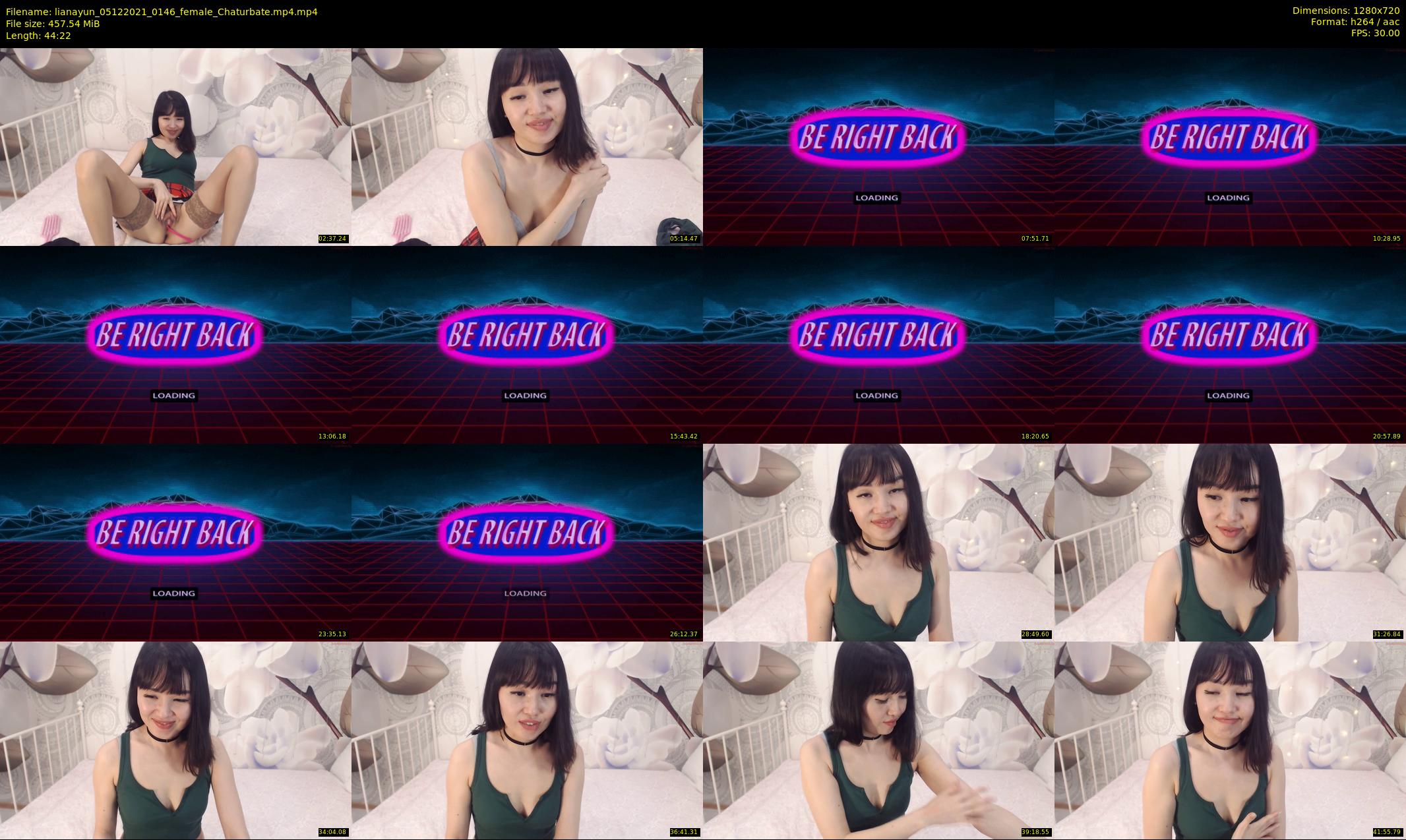 lianayun — 45 minute Chaturbate female cam show recording, 720p, Dec 5, 2021