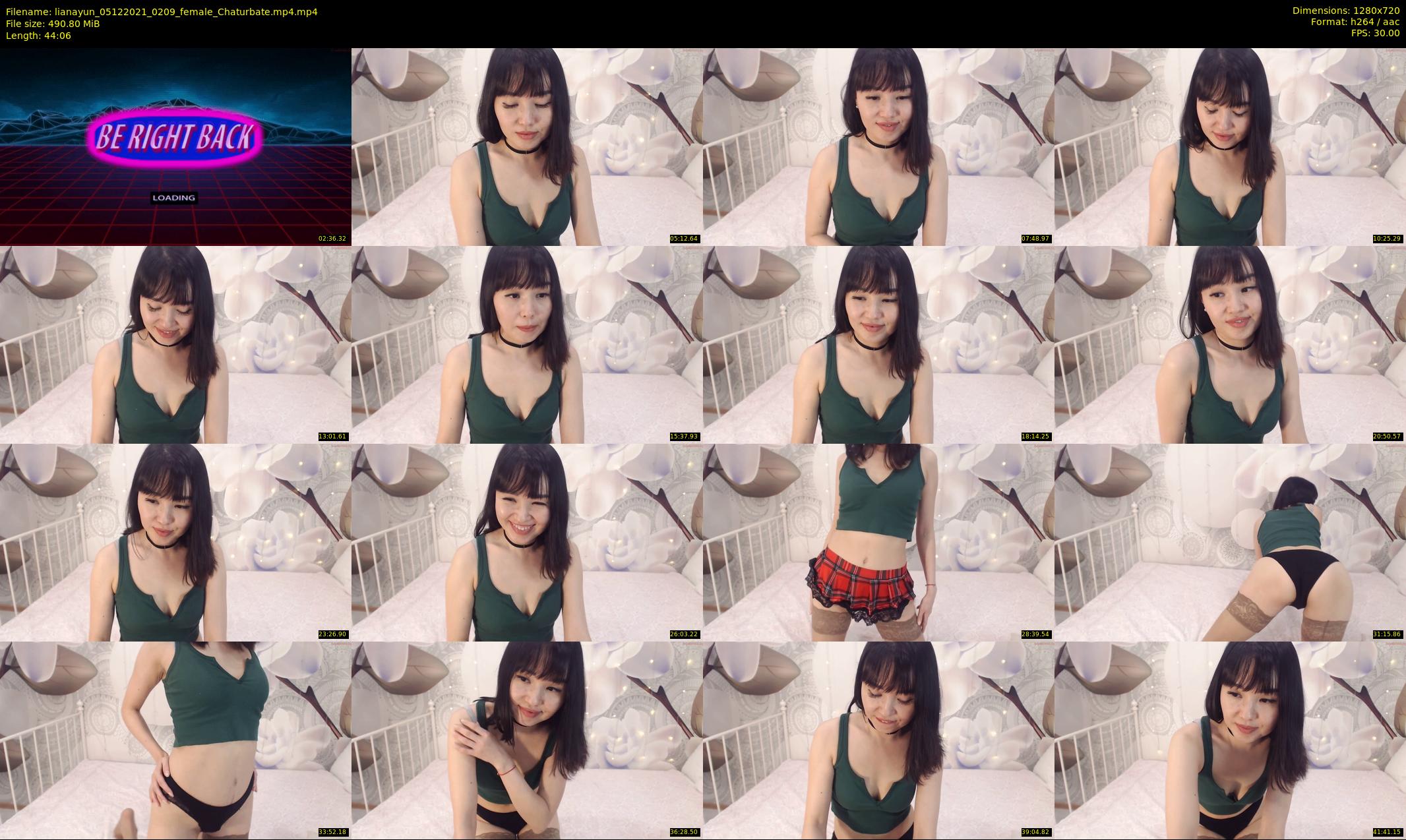 lianayun — 45 minute Chaturbate female cam show recording, 720p, Dec 5, 2021