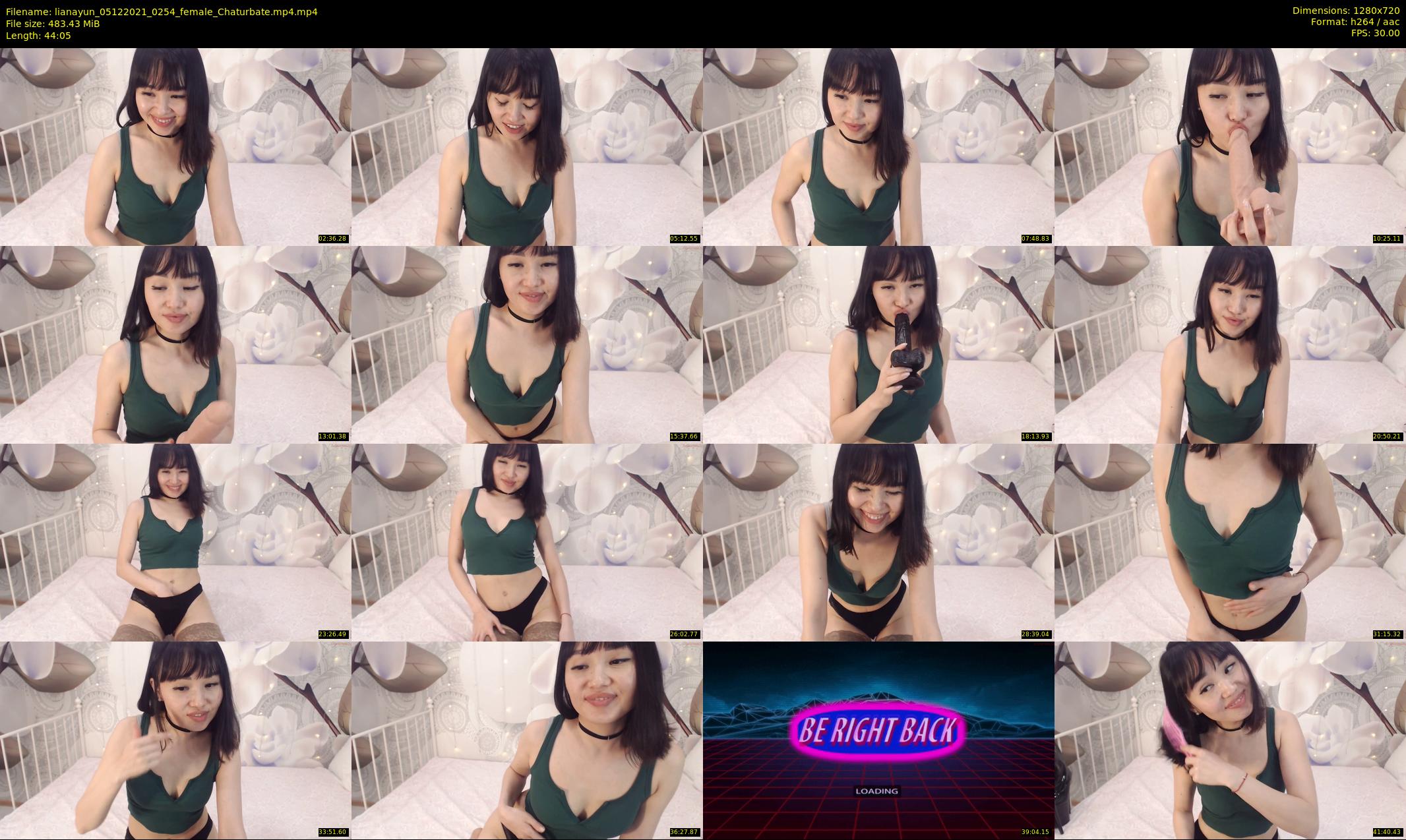 lianayun — 45 minute Chaturbate female cam show recording, 720p, Dec 5, 2021