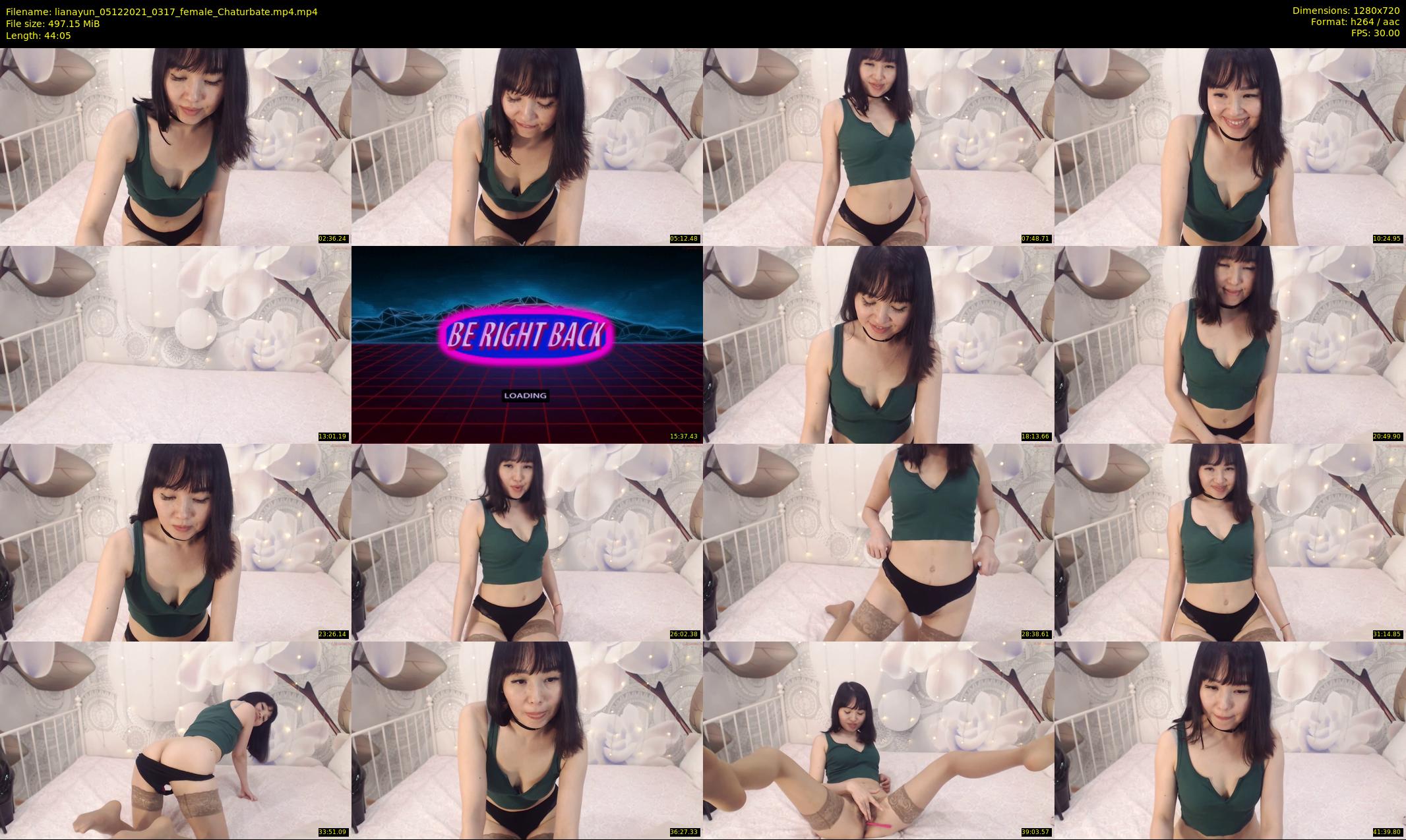 lianayun — 45 minute Chaturbate female cam show recording, 720p, Dec 5, 2021