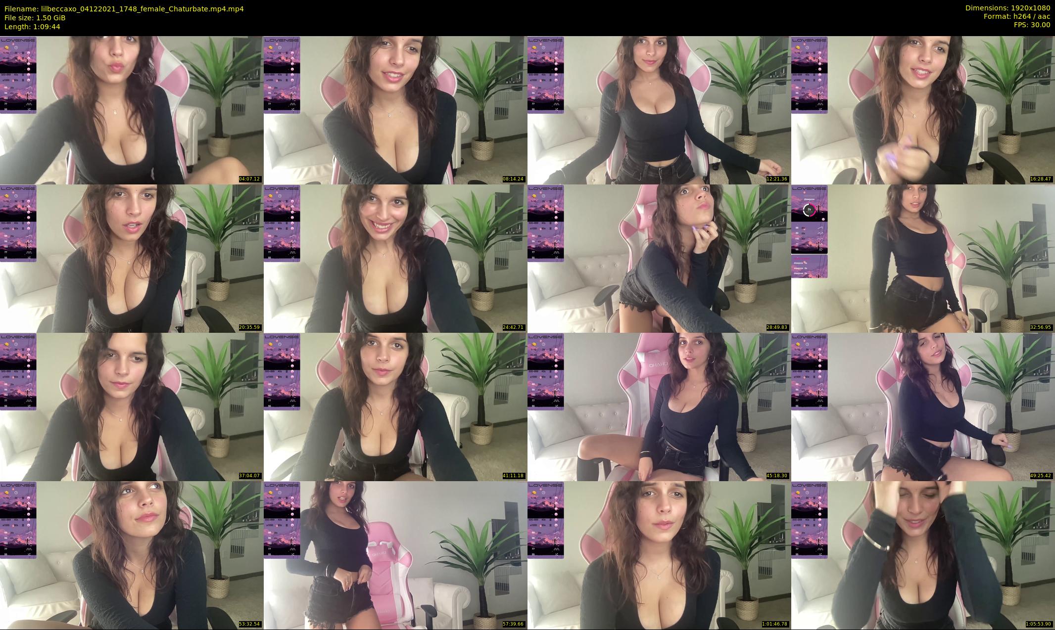 lilbeccaxo — 70 minute Chaturbate female cam show recording, 1080p, Dec 4, 2021