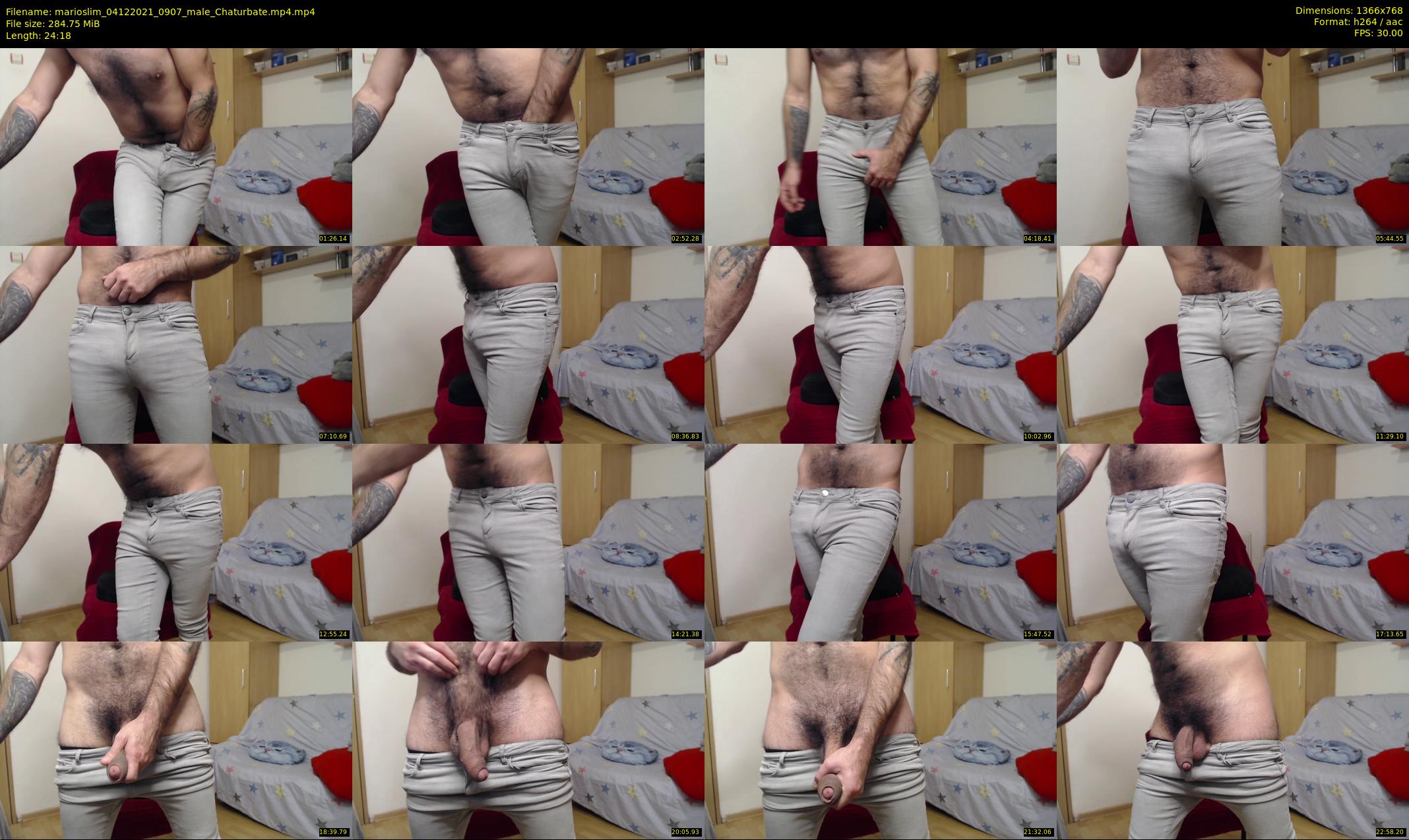 marioslim — 25 minute Chaturbate male cam show recording, 720p, Dec 4, 2021