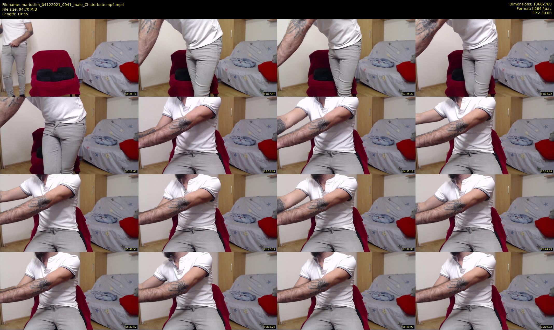 marioslim — 11 minute Chaturbate male cam show recording, 720p, Dec 4, 2021