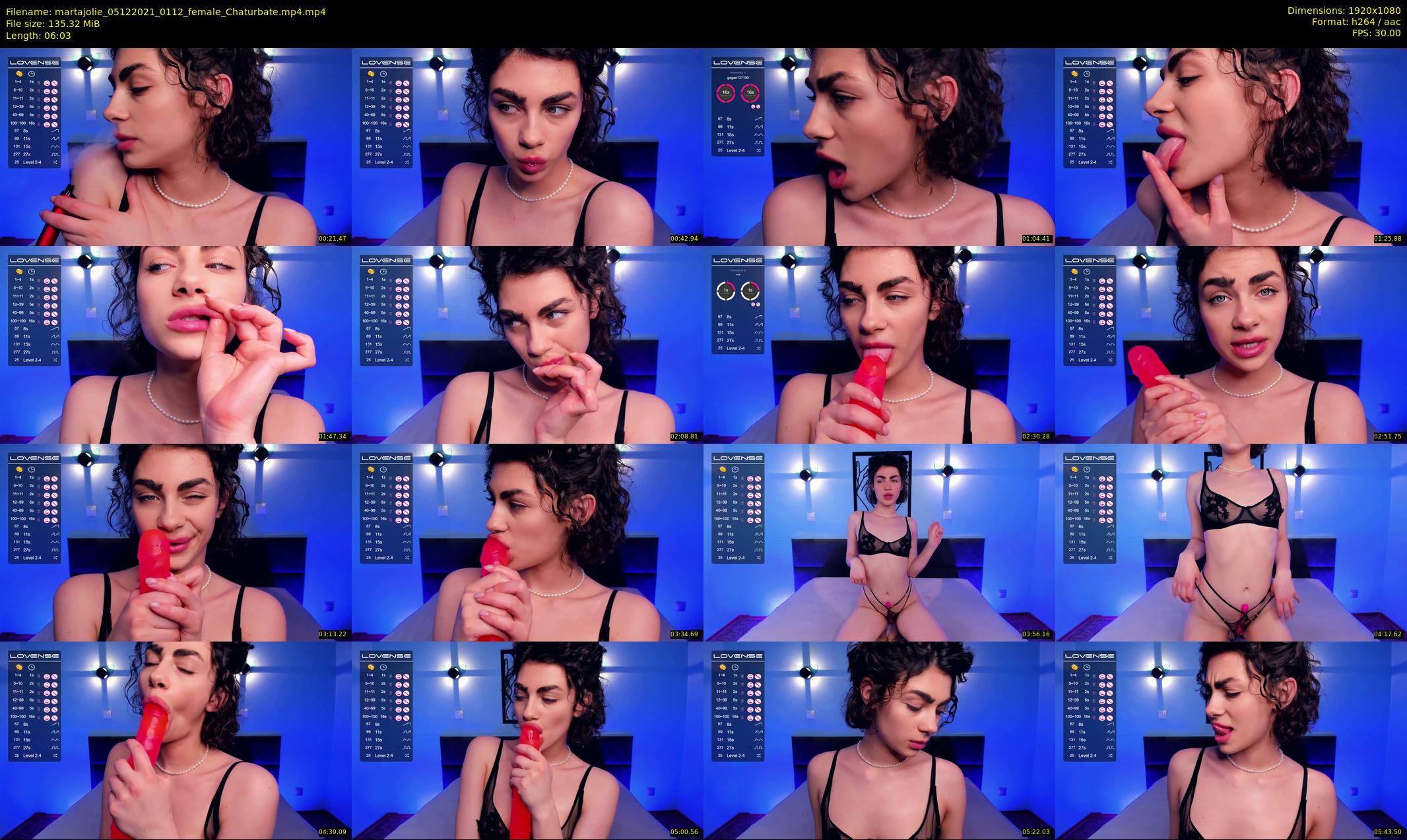 martajolie — 7 minute Chaturbate female cam show recording, 1080p, Dec 5, 2021